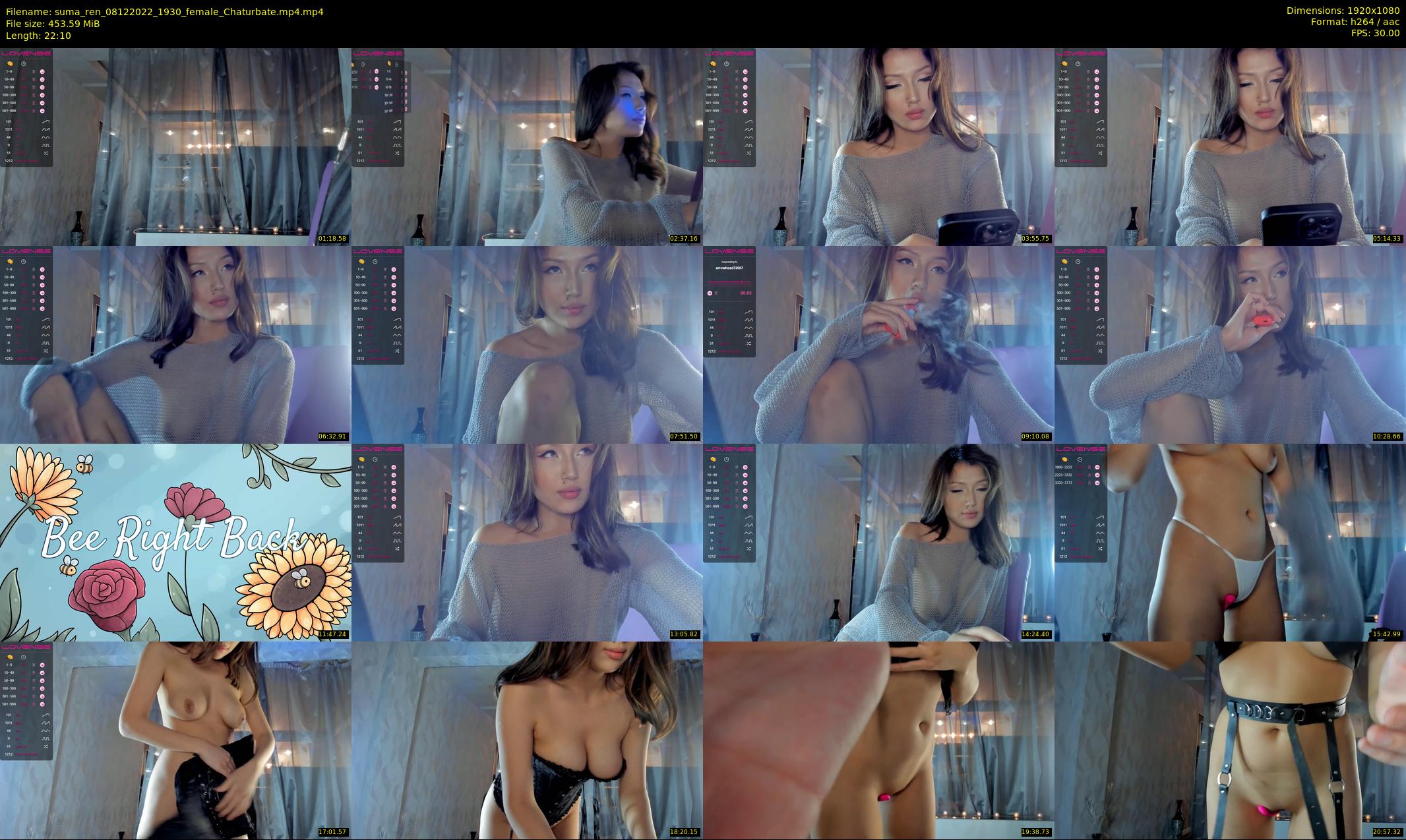 suma_ren — 23 minute Chaturbate female cam show recording, 1080p, Dec 8, 2022