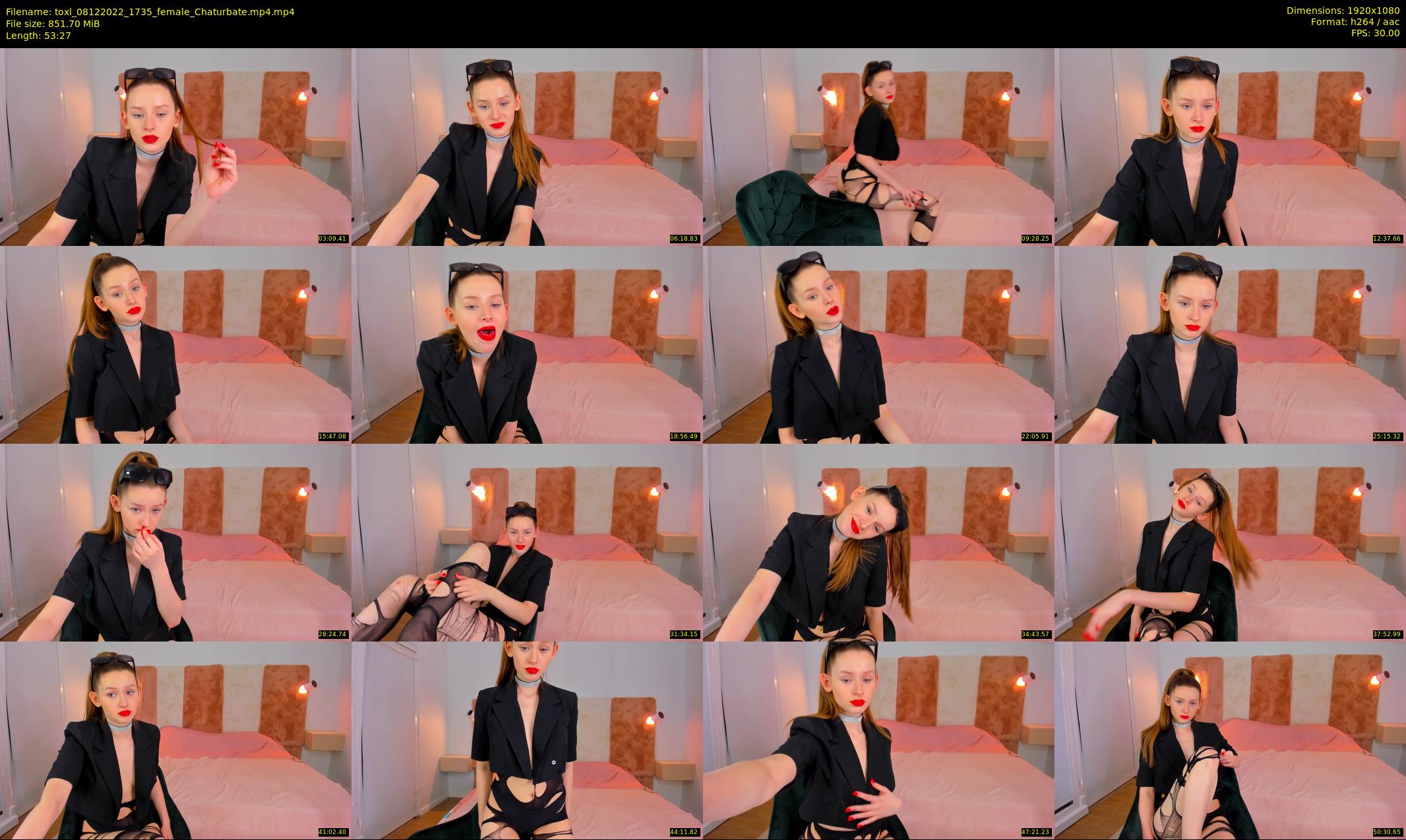 toxl — 54 minute Chaturbate female cam show recording, 1080p, Dec 8, 2022