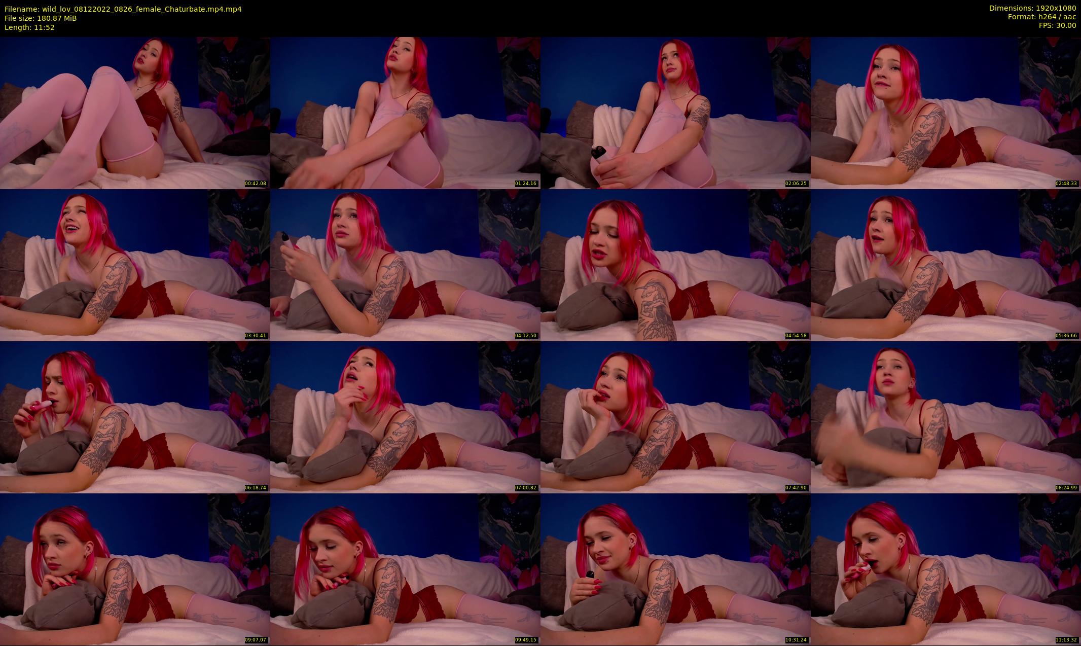 wild_lov — 12 minute Chaturbate female cam show recording, 1080p, Dec 8, 2022