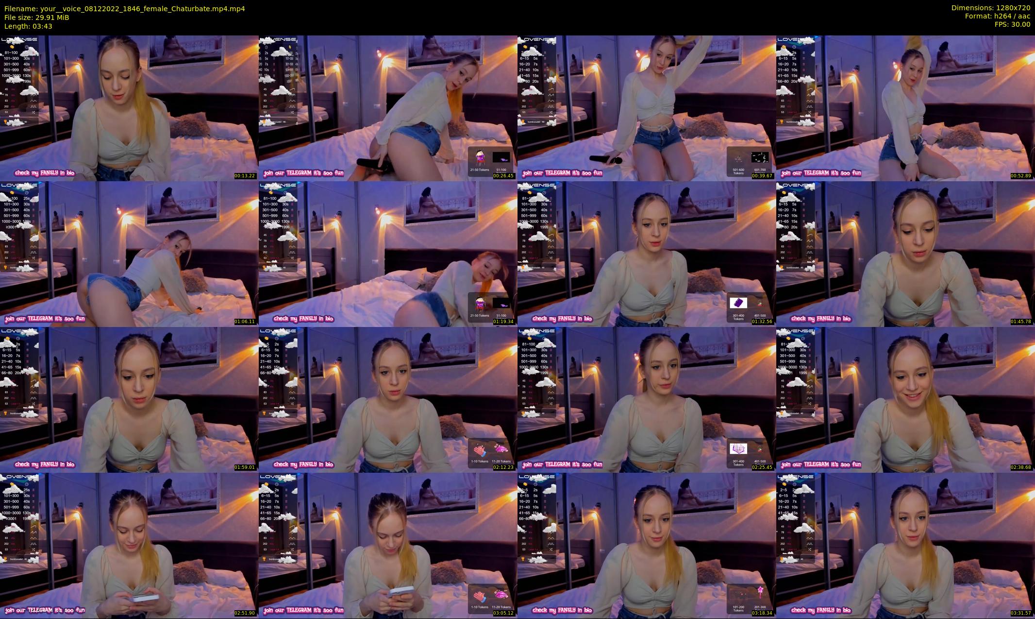 your__voice — 4 minute Chaturbate female cam show recording, 720p, Dec 8, 2022