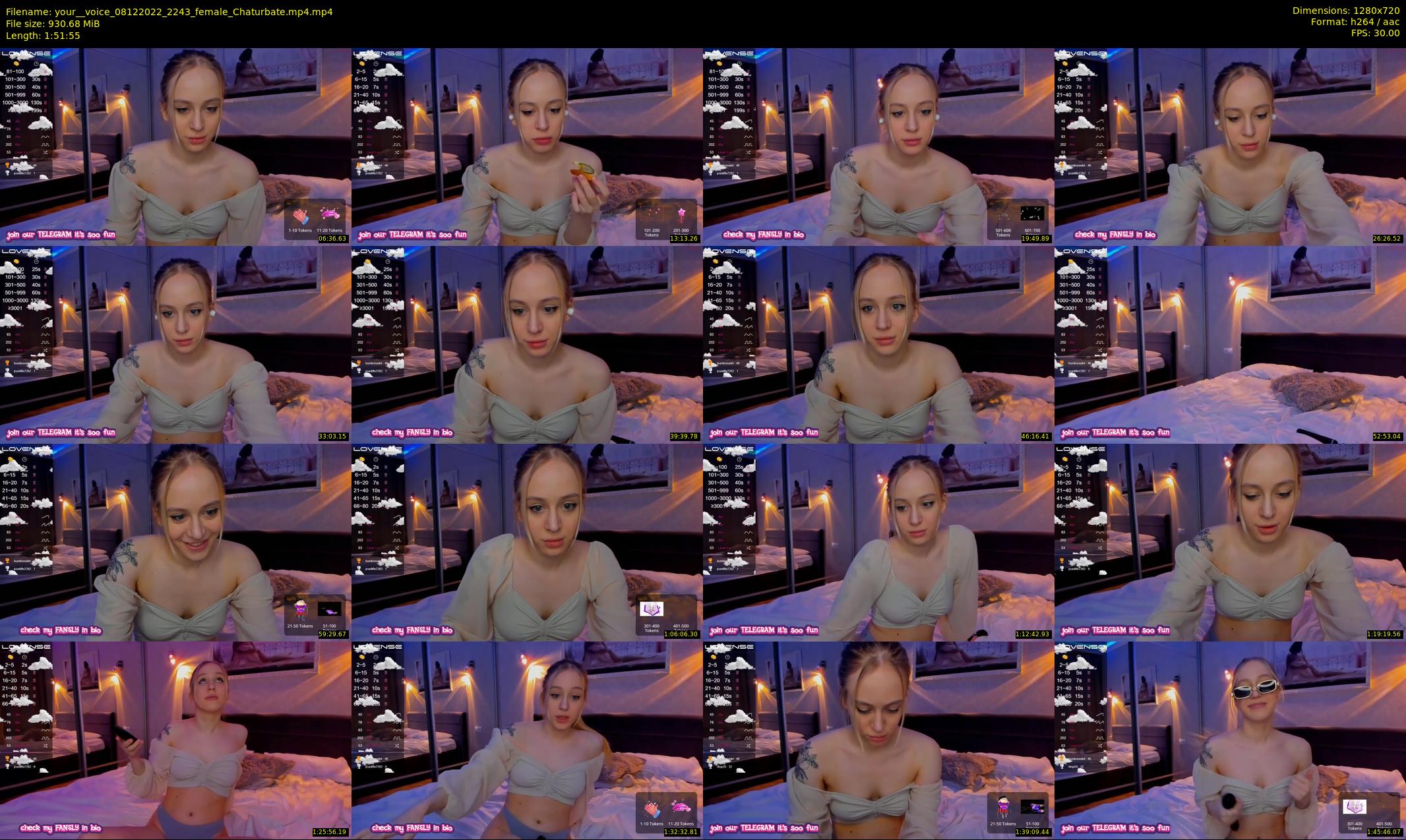 your__voice — 112 minute Chaturbate female cam show recording, 720p, Dec 8, 2022