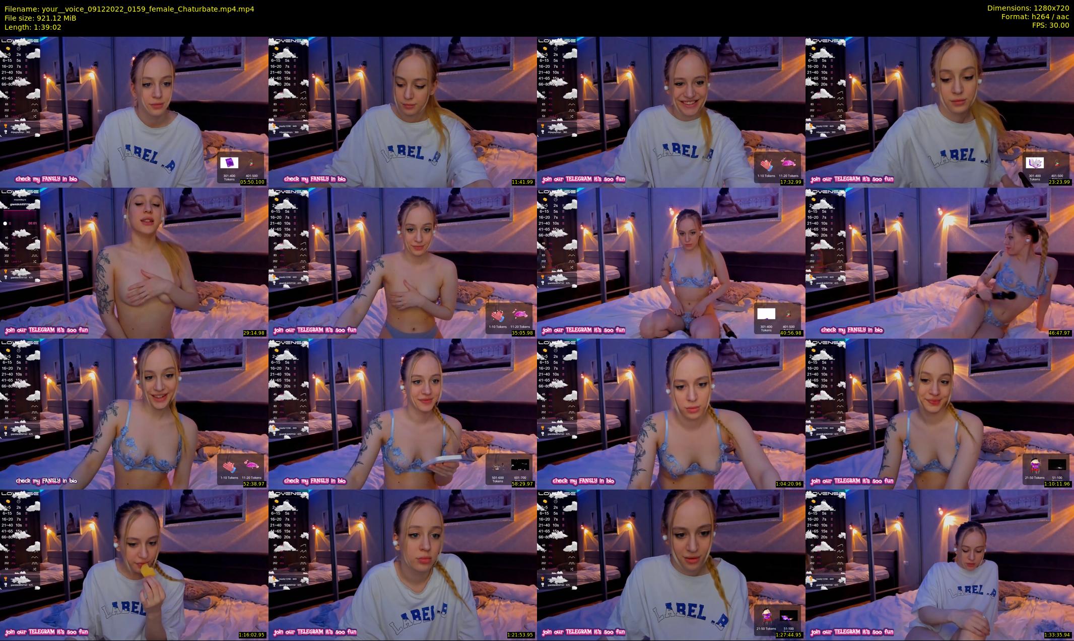 your__voice — 100 minute Chaturbate female cam show recording, 720p, Dec 9, 2022