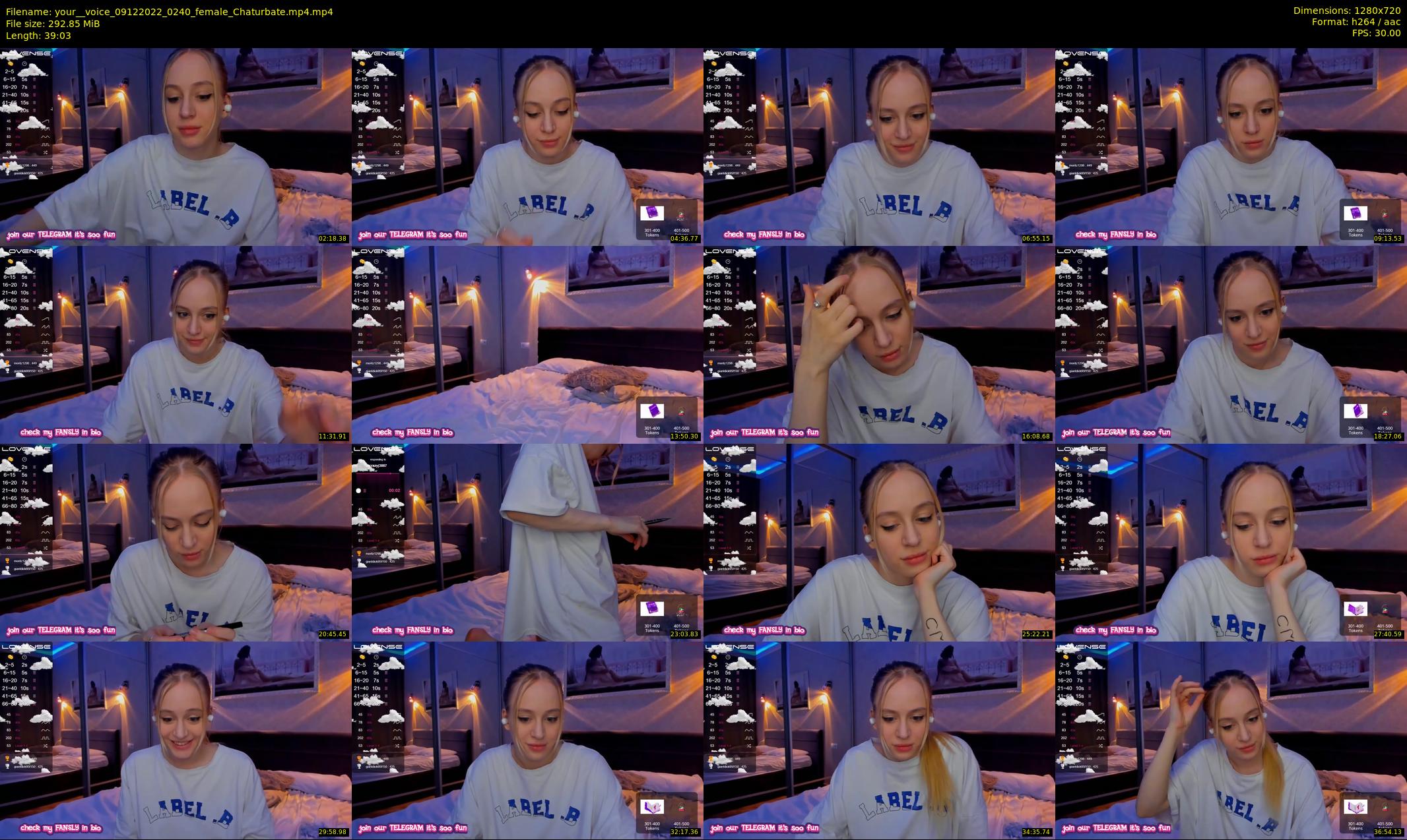 your__voice — 40 minute Chaturbate female cam show recording, 720p, Dec 9, 2022