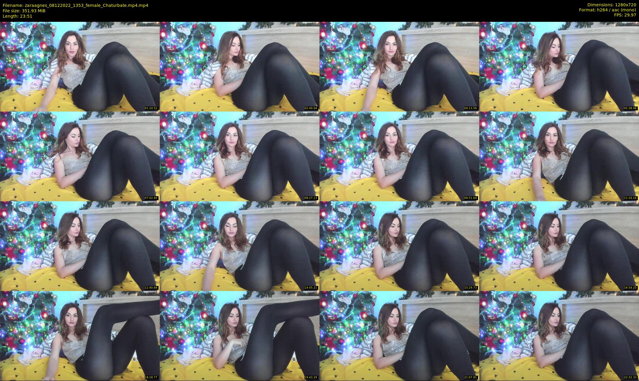 zaraagnes — 24 minute Chaturbate female cam show recording, 720p, Dec 8, 2022