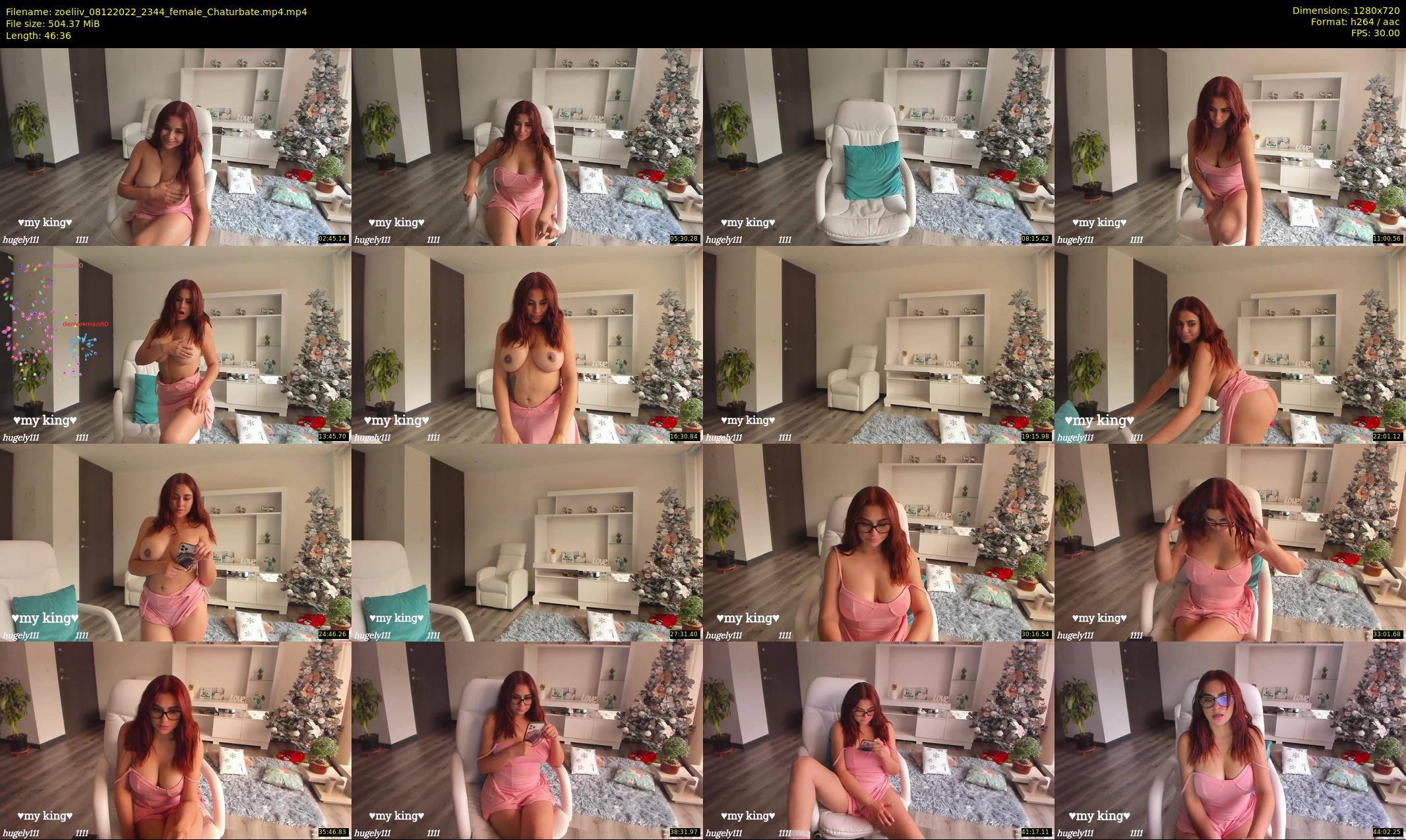 zoeliiv — 47 minute Chaturbate female cam show recording, 720p, Dec 8, 2022
