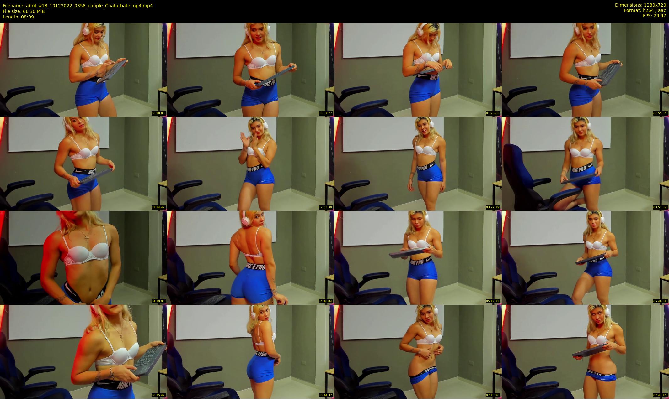 abril_w18 — 9 minute Chaturbate female cam show recording, 720p, Dec 10, 2022