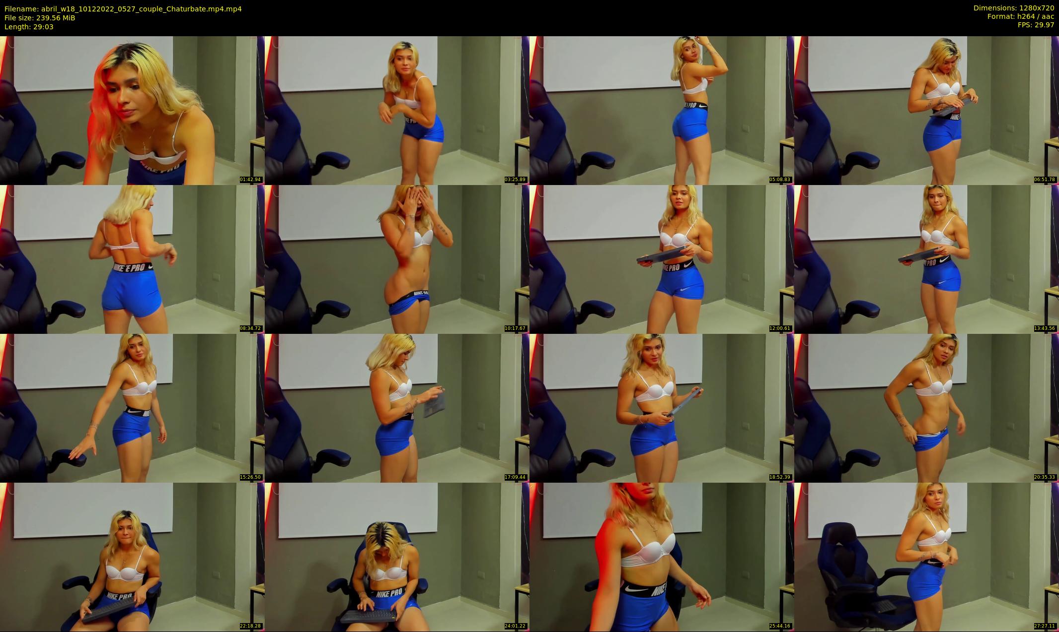 abril_w18 — 30 minute Chaturbate female cam show recording, 720p, Dec 10, 2022