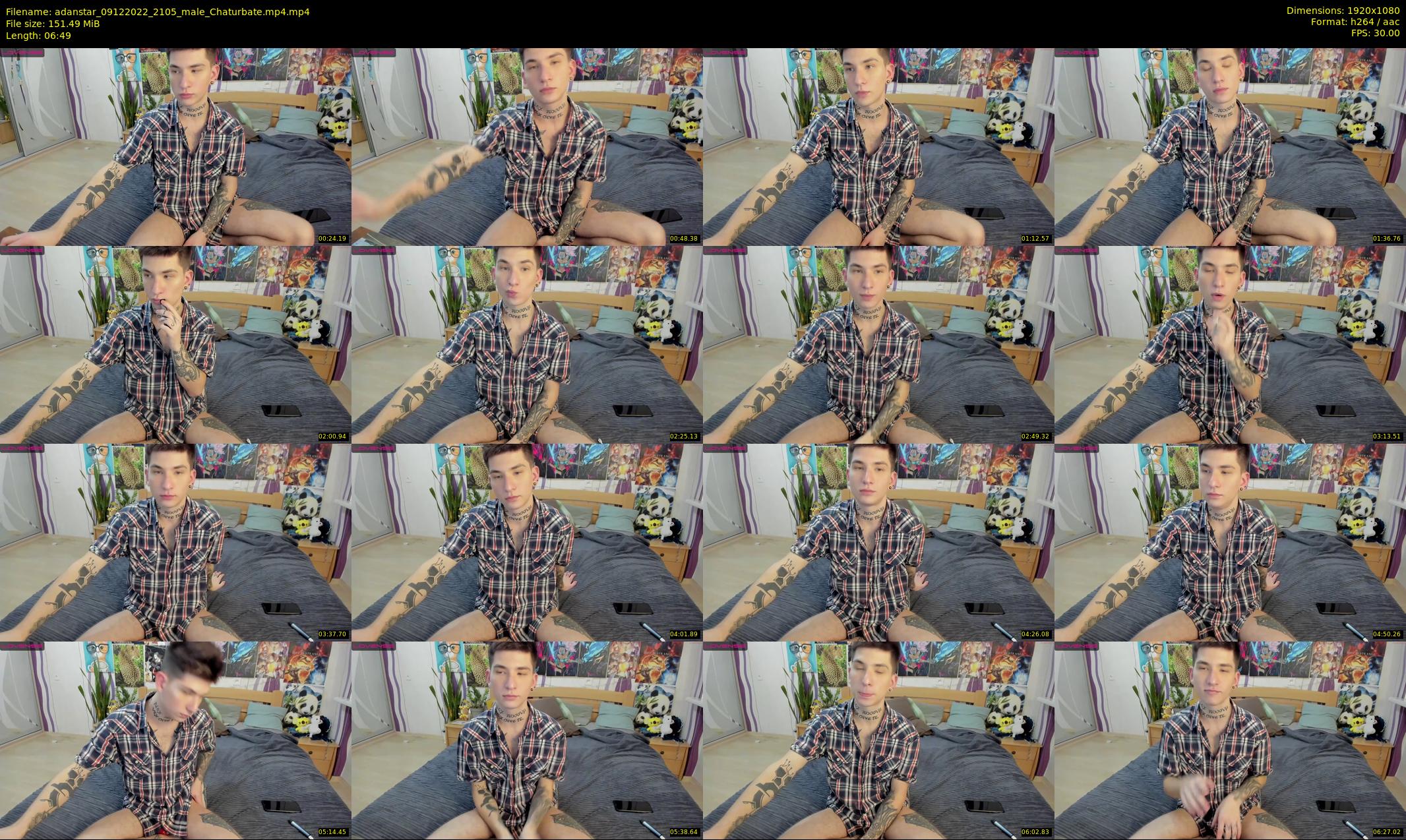 adanstar — 7 minute Chaturbate male cam show recording, 1080p, Dec 9, 2022