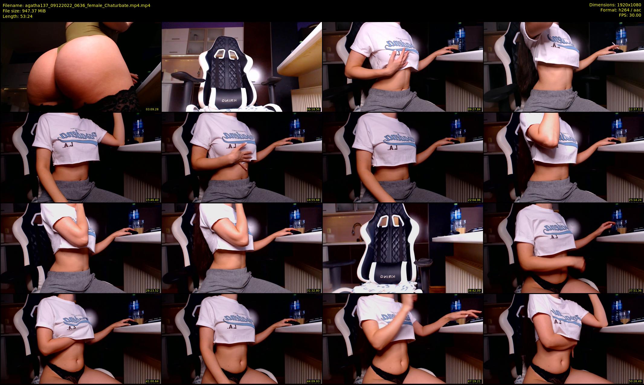 agatha137 — 54 minute Chaturbate female cam show recording, 1080p, Dec 9, 2022