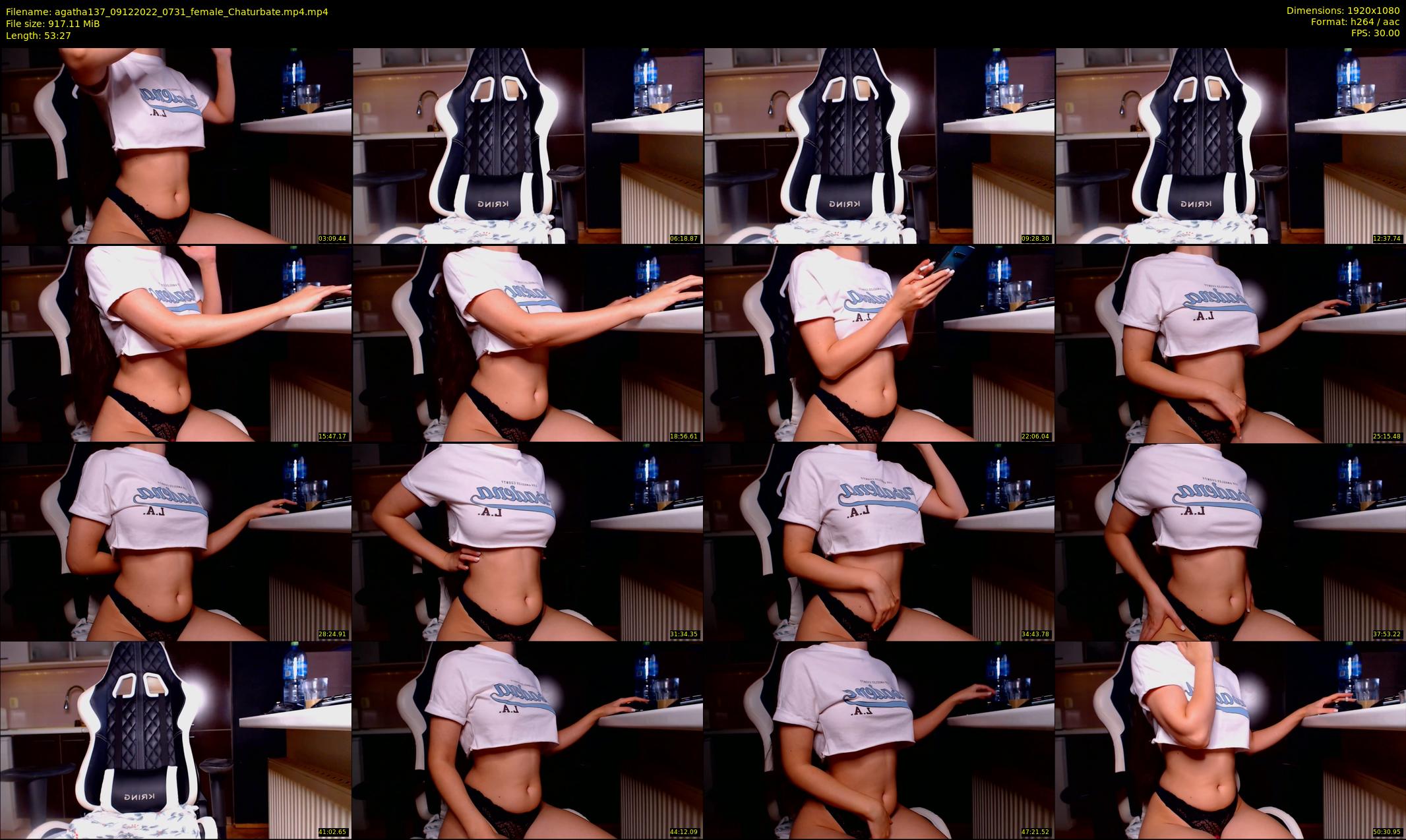 agatha137 — 54 minute Chaturbate female cam show recording, 1080p, Dec 9, 2022