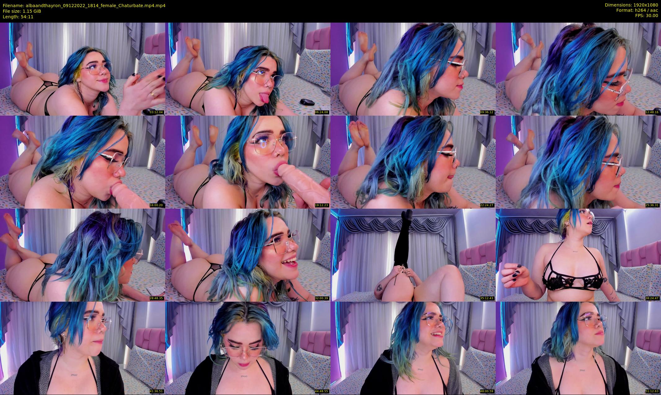 albaandthayron — 55 minute Chaturbate couple cam show recording, 1080p, Dec 9, 2022