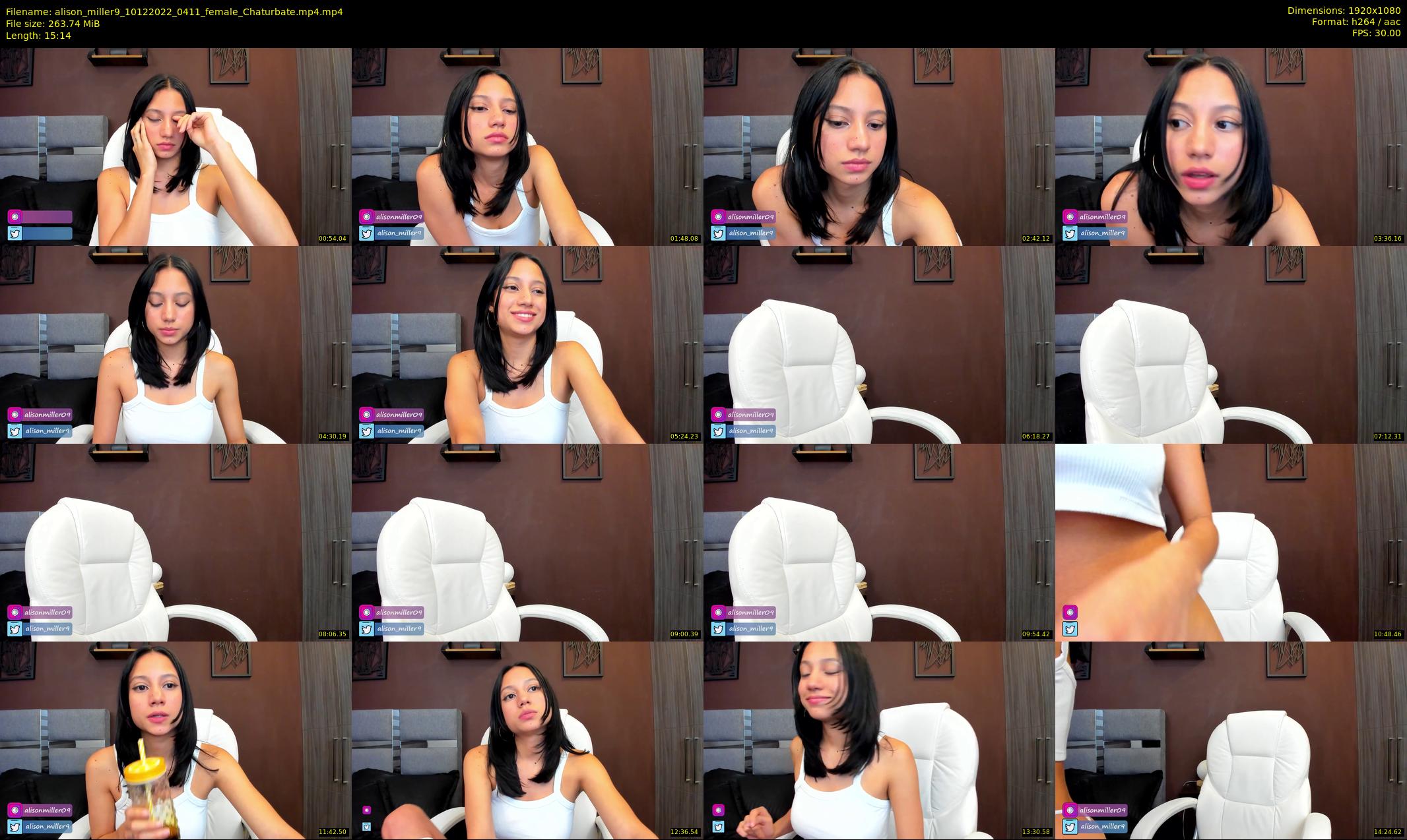 alison_miller9 — 16 minute Chaturbate female cam show recording, 1080p, Dec 10, 2022