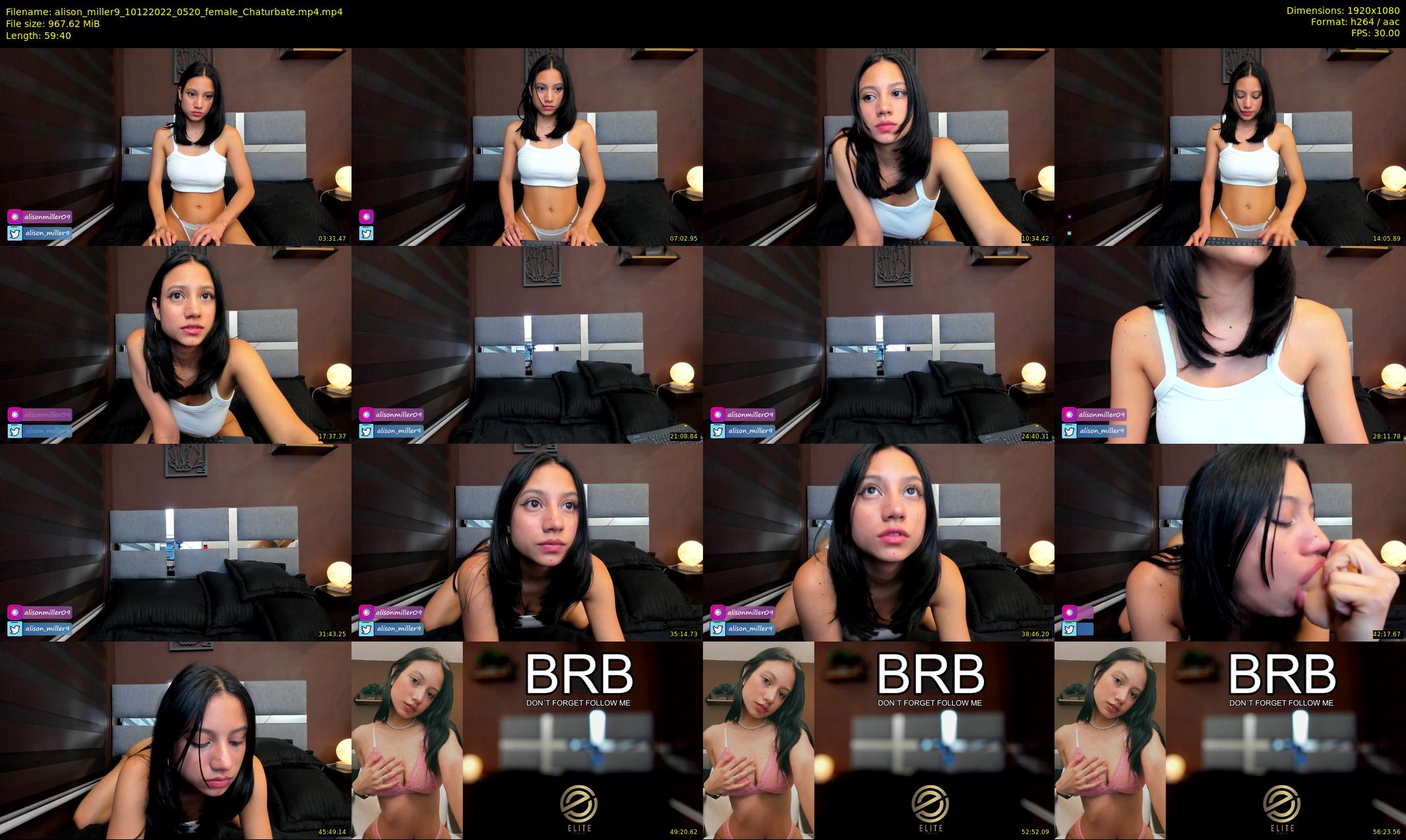 alison_miller9 — 60 minute Chaturbate female cam show recording, 1080p, Dec 10, 2022
