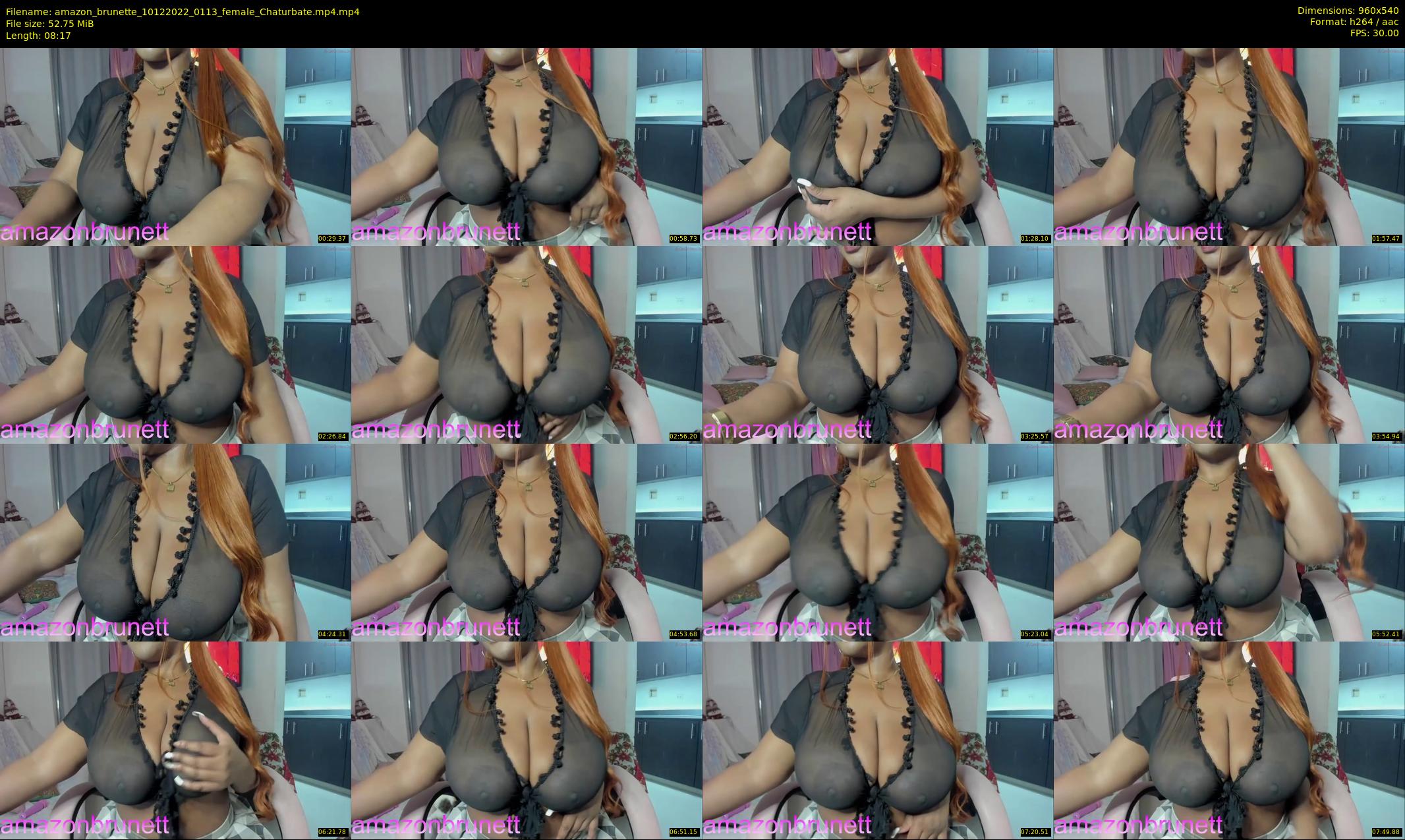 amazon_brunette — 9 minute Chaturbate female cam show recording, 480p, Dec 10, 2022
