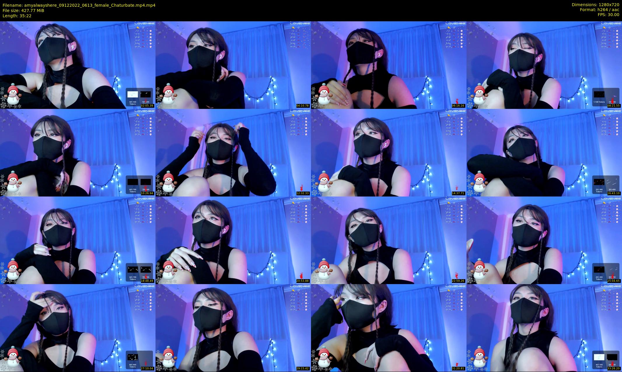 amyalwayshere — 36 minute Chaturbate female cam show recording, 720p, Dec 9, 2022