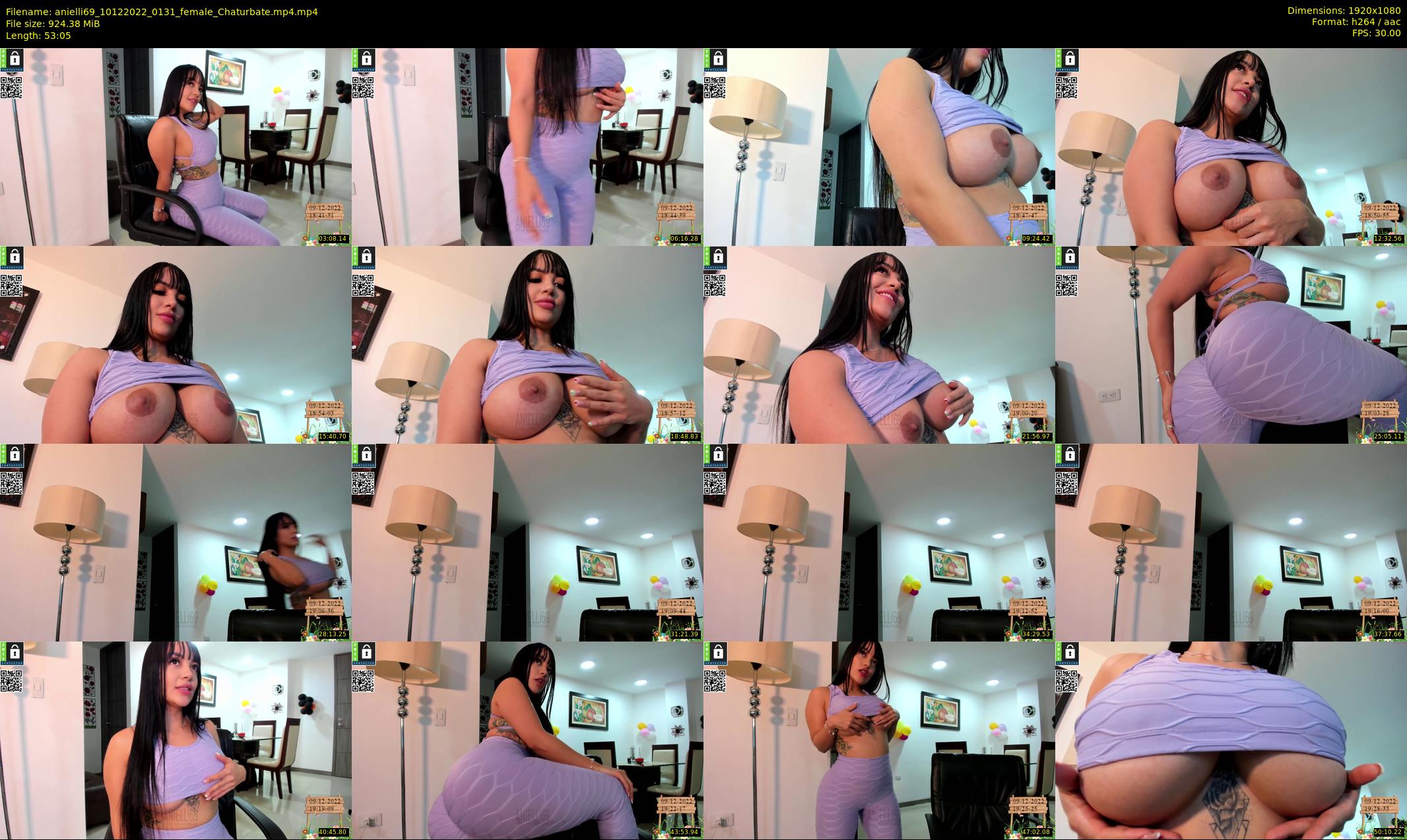 anielli69 — 54 minute Chaturbate female cam show recording, 1080p, Dec 10, 2022