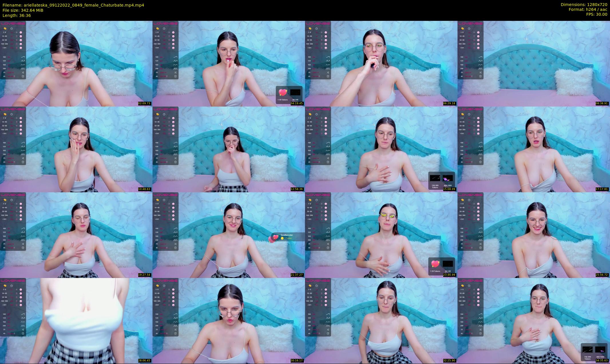ariellateska — 37 minute Chaturbate female cam show recording, 720p, Dec 9, 2022