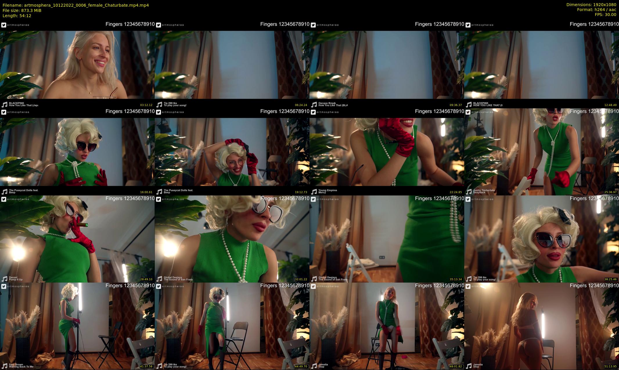 artmosphera — 55 minute Chaturbate female cam show recording, 1080p, Dec 10, 2022