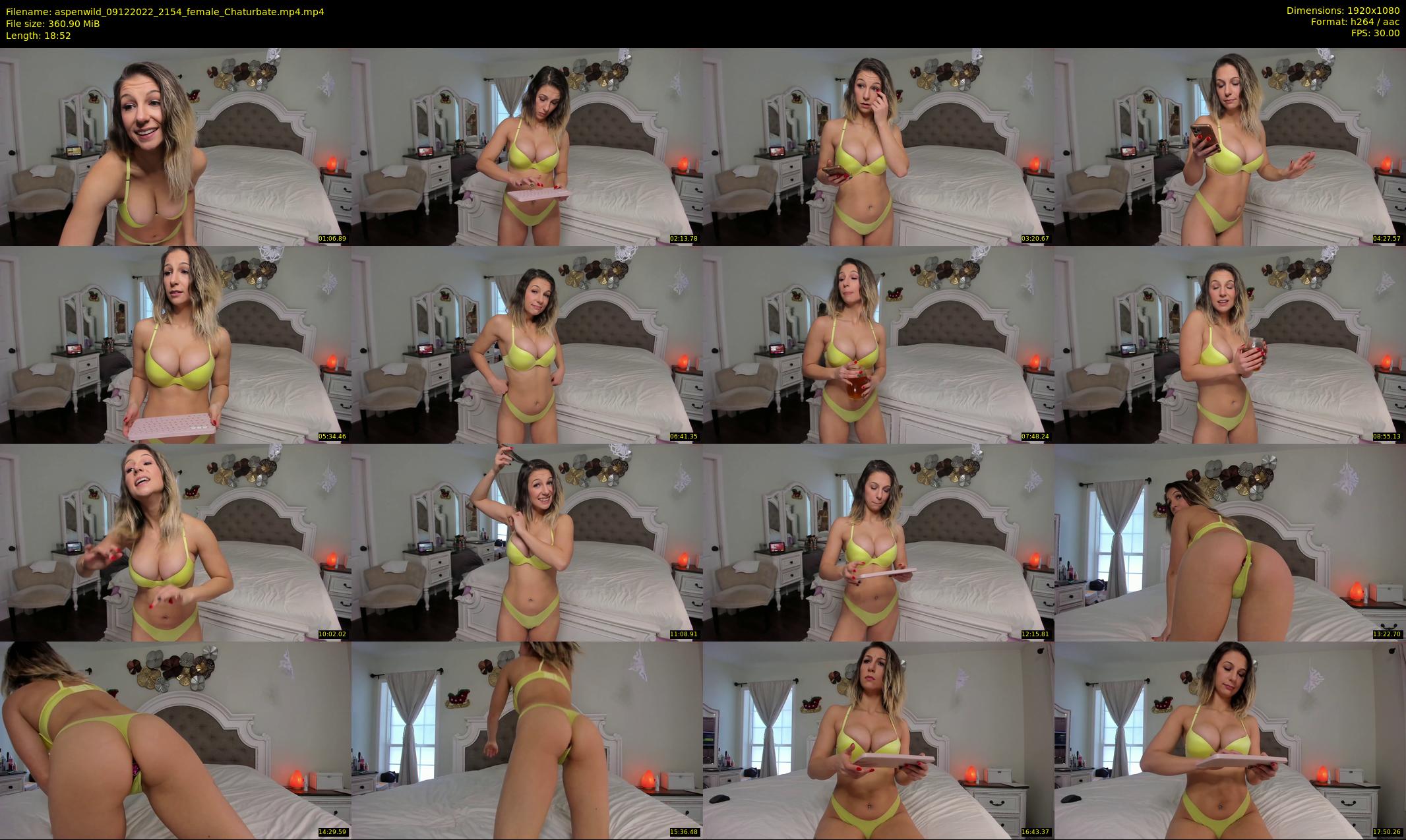 aspenwild — 19 minute Chaturbate female cam show recording, 1080p, Dec 9, 2022