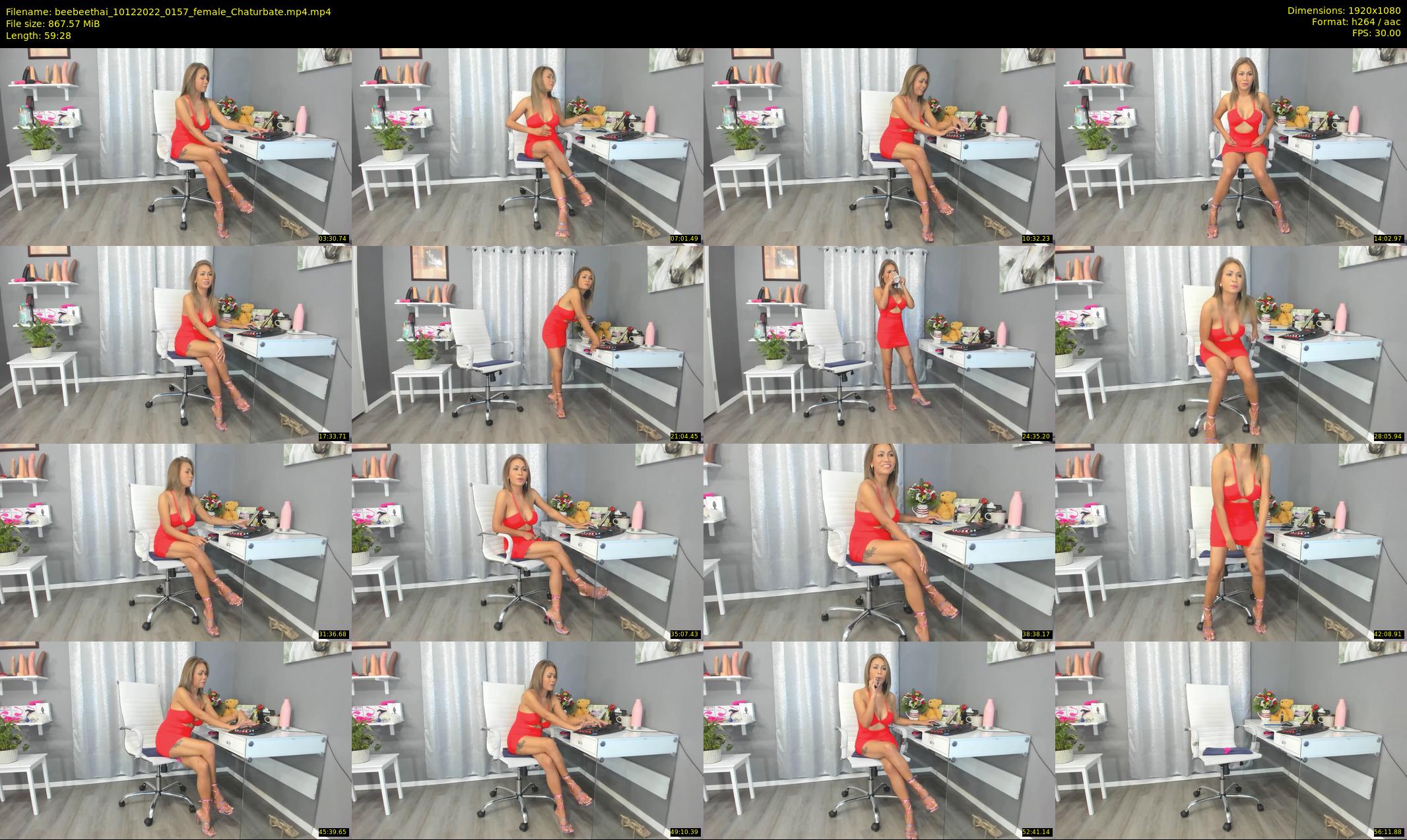 beebeethai — 60 minute Chaturbate female cam show recording, 1080p, Dec 10, 2022