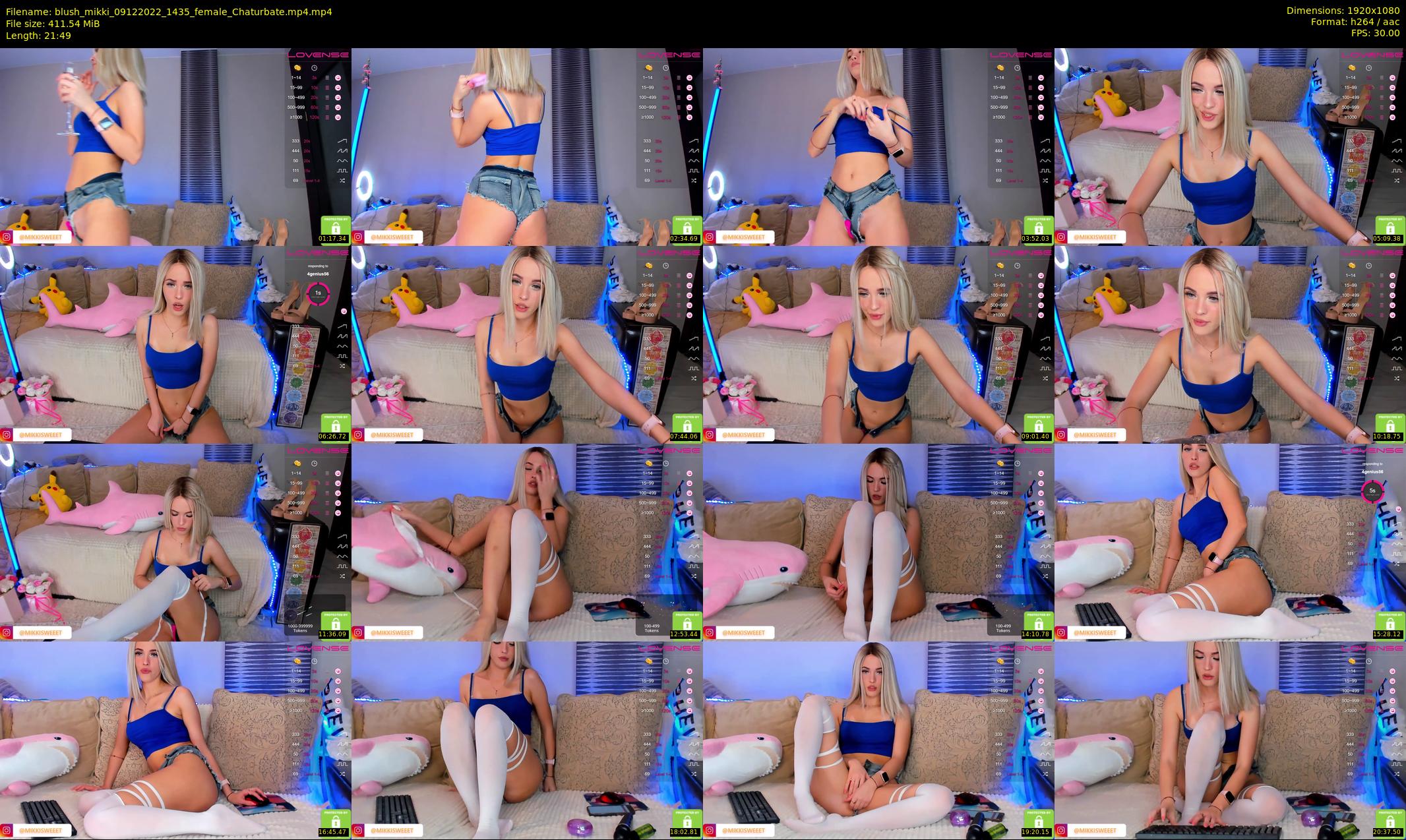 blush_mikki — 22 minute Chaturbate female cam show recording, 1080p, Dec 9, 2022