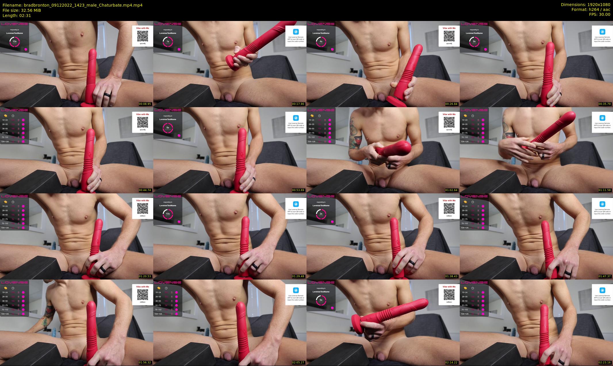 bradbronton — 3 minute Chaturbate male cam show recording, 1080p, Dec 9, 2022