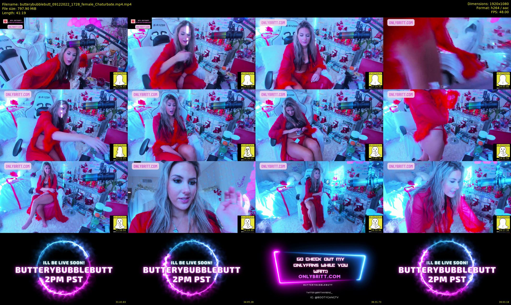 butterybubblebutt — 42 minute Chaturbate couple cam show recording, 1080p, Dec 9, 2022