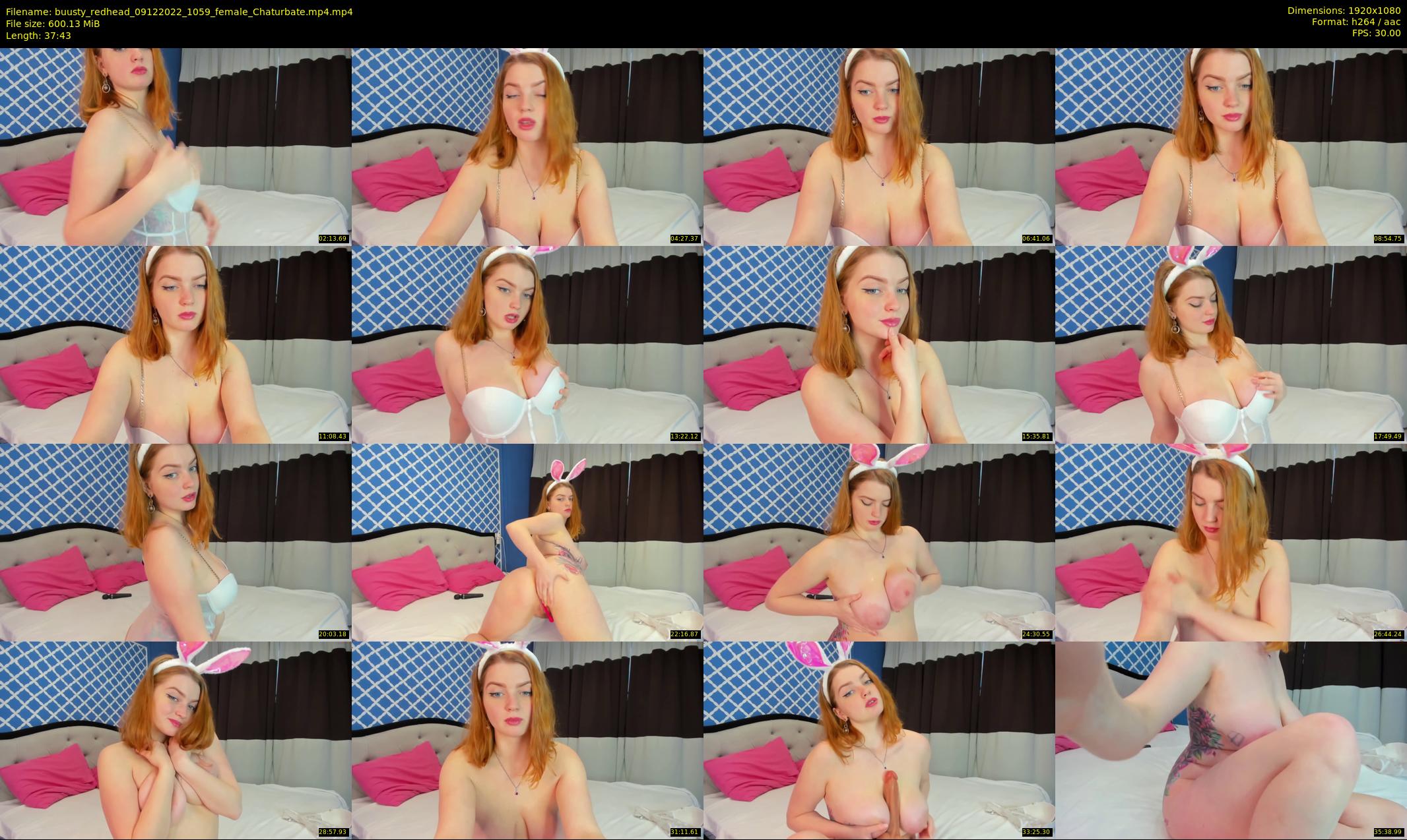 buusty_redhead — 38 minute Chaturbate female cam show recording, 1080p, Dec 9, 2022