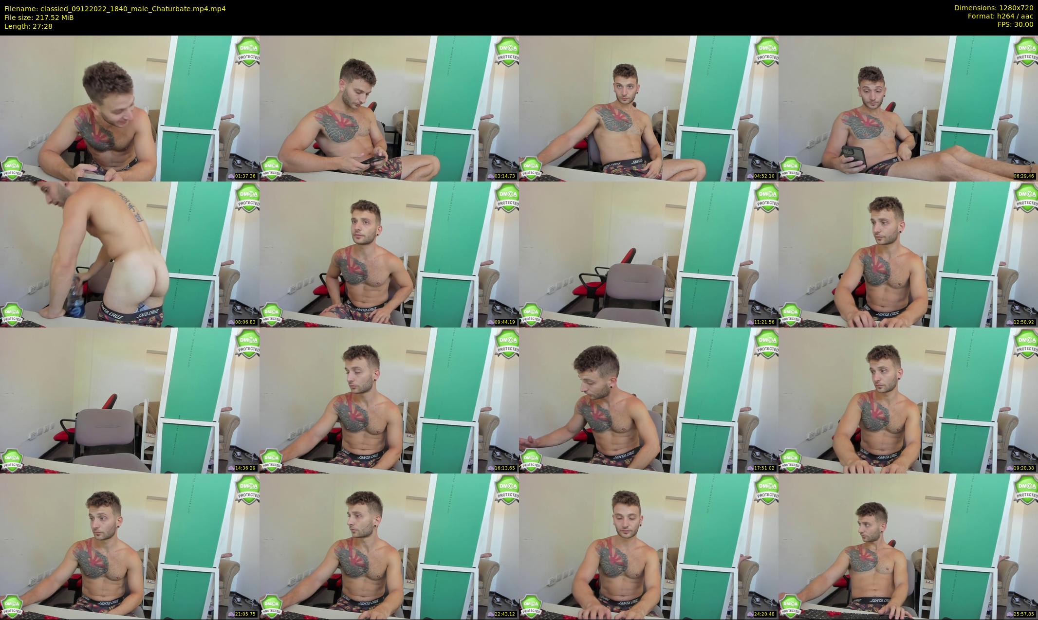 classied — 28 minute Chaturbate male cam show recording, 720p, Dec 9, 2022