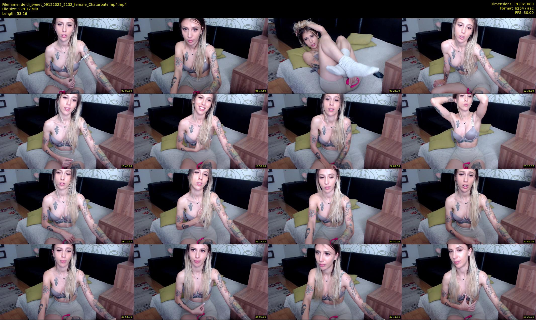 deidi_sweet — 54 minute Chaturbate female cam show recording, 1080p, Dec 9, 2022