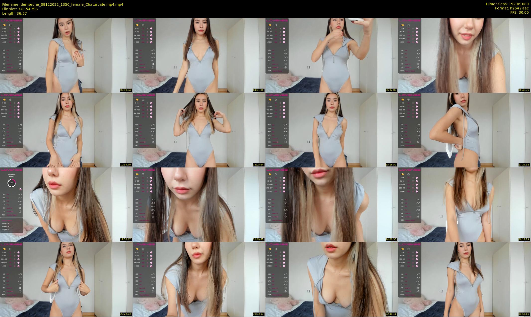 deniseone — 37 minute Chaturbate female cam show recording, 1080p, Dec 9, 2022