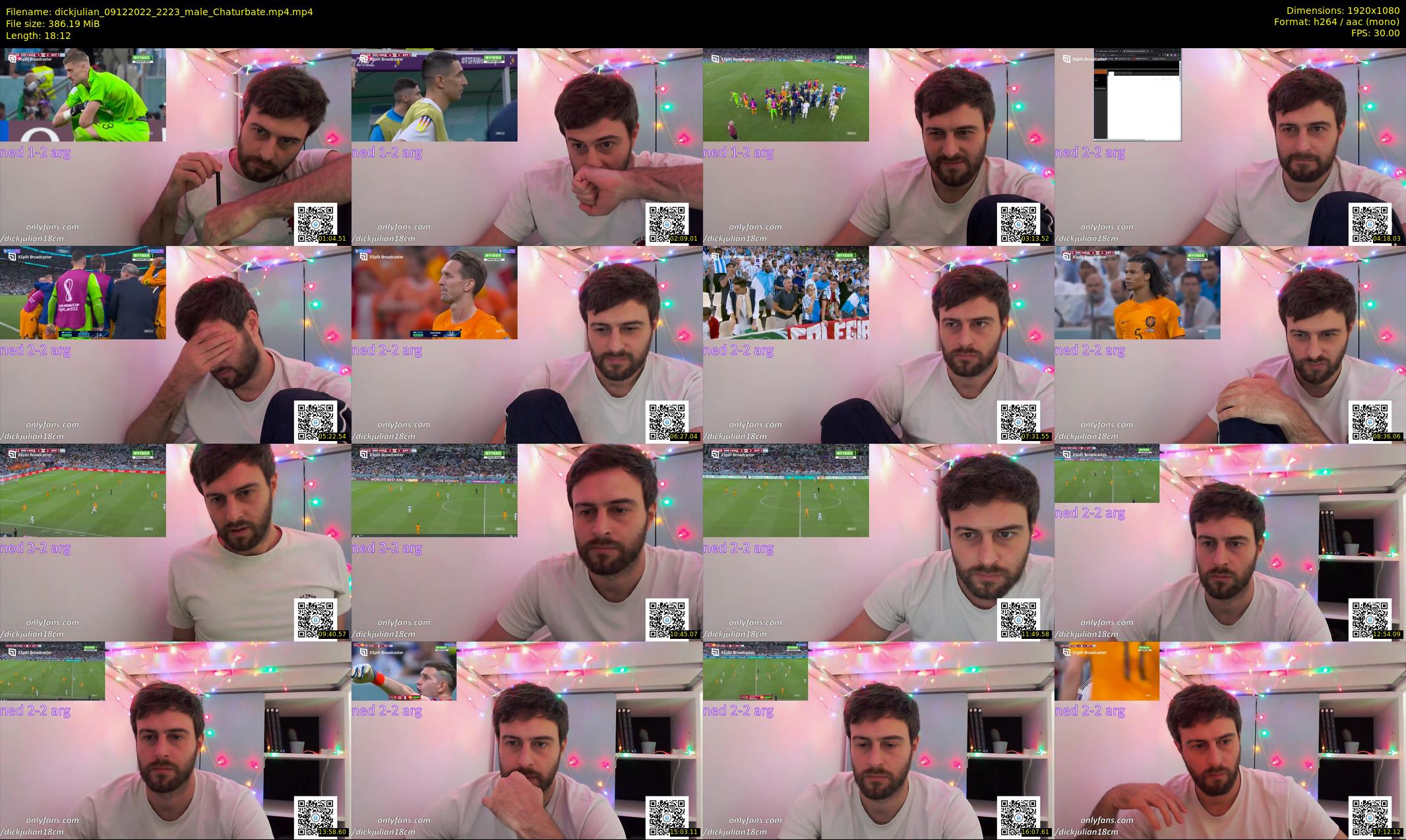 dickjulian — 19 minute Chaturbate male cam show recording, 1080p, Dec 9, 2022