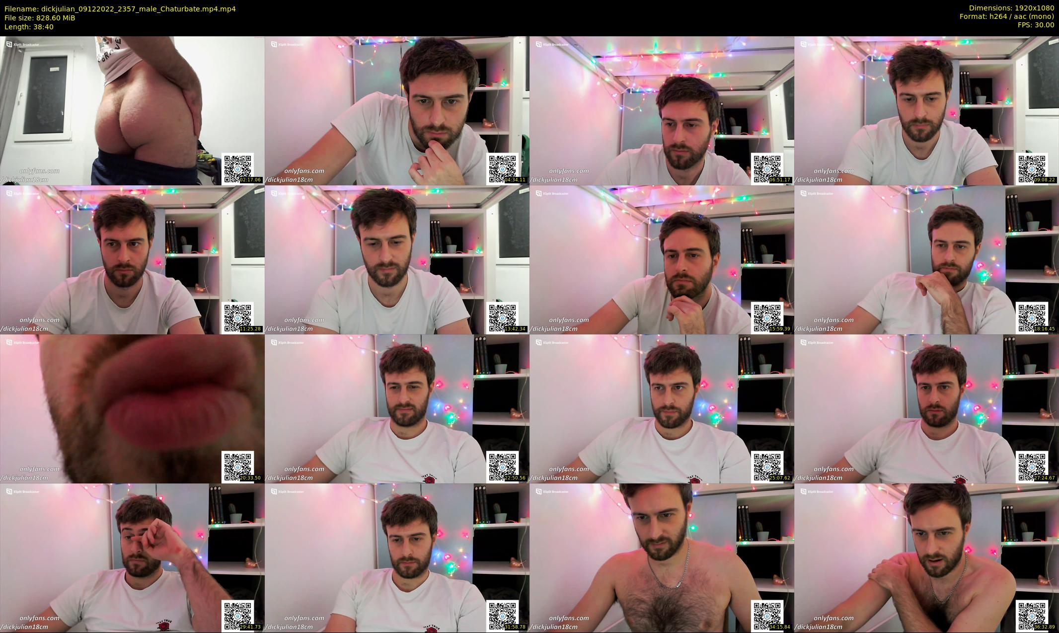 dickjulian — 39 minute Chaturbate male cam show recording, 1080p, Dec 9, 2022