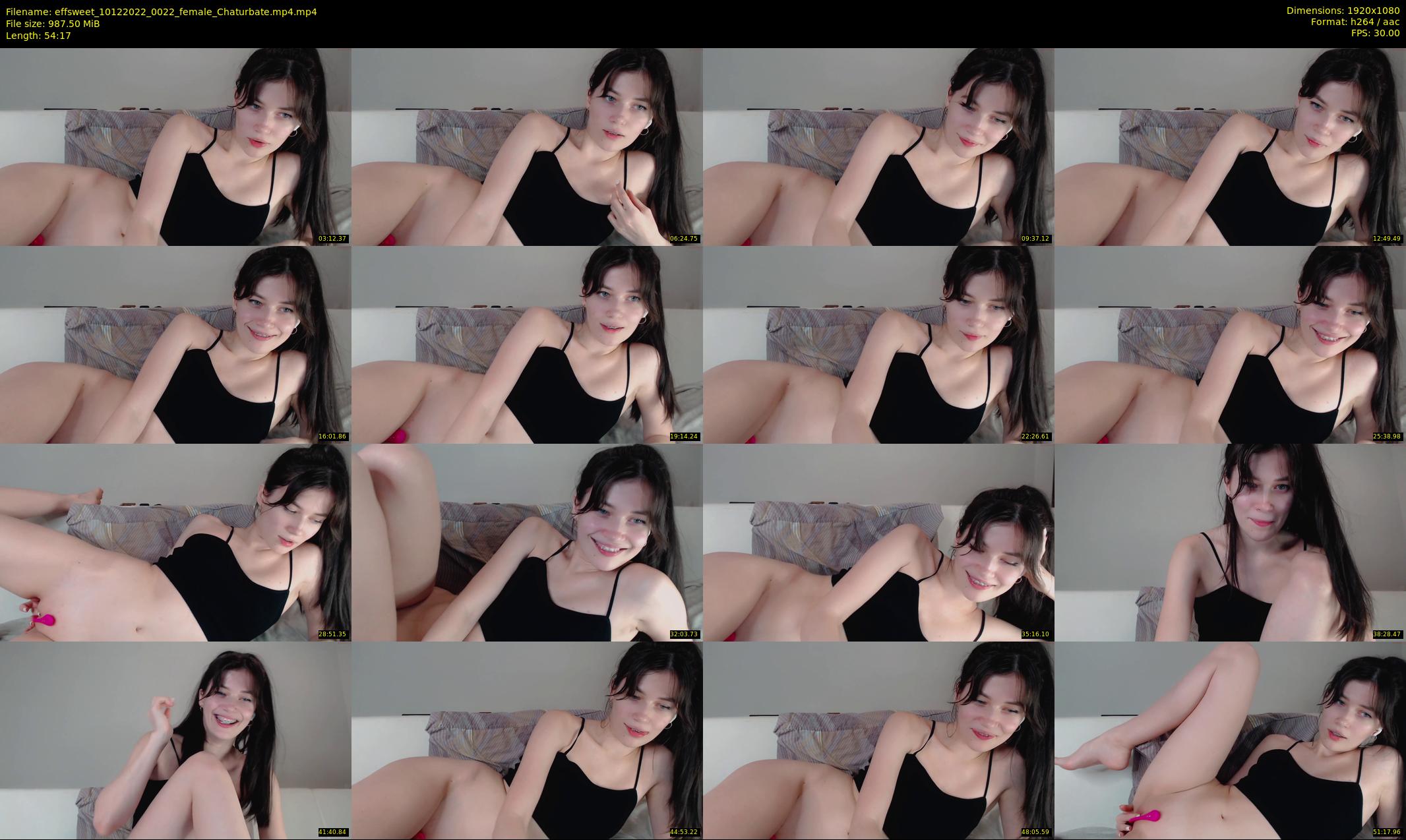 effsweet — 55 minute Chaturbate female cam show recording, 1080p, Dec 10, 2022