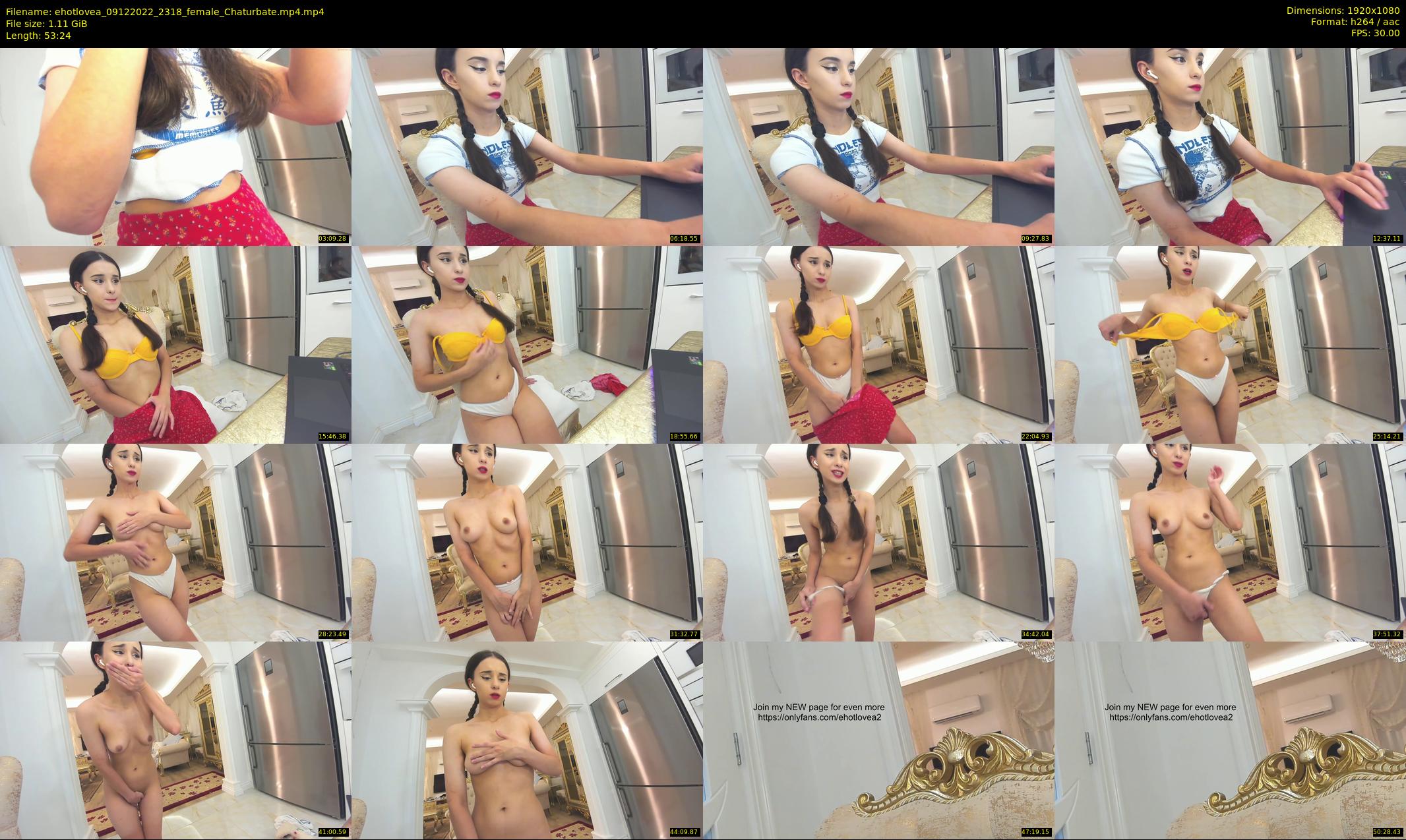 ehotlovea — 54 minute Chaturbate female cam show recording, 1080p, Dec 9, 2022