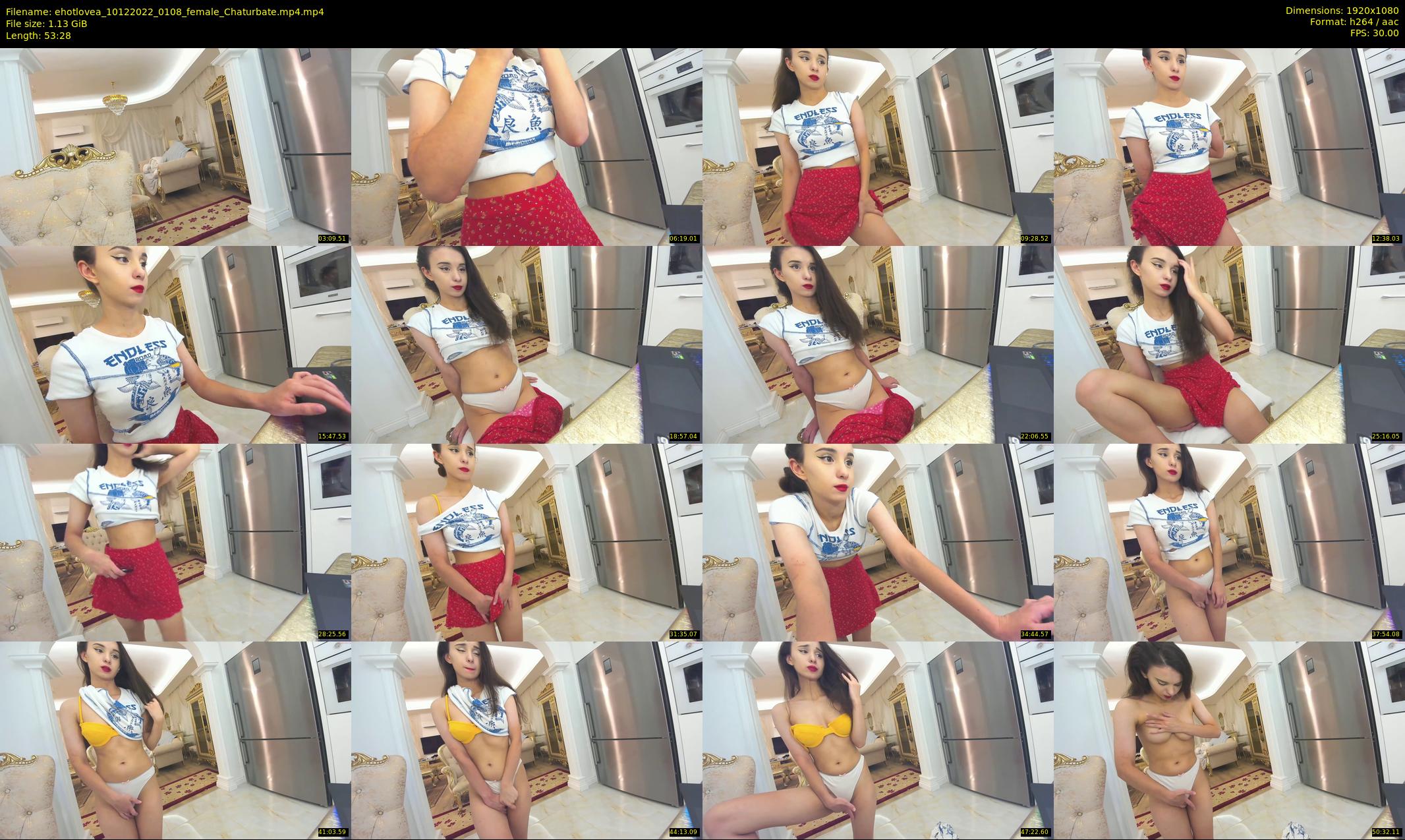 ehotlovea — 54 minute Chaturbate female cam show recording, 1080p, Dec 10, 2022