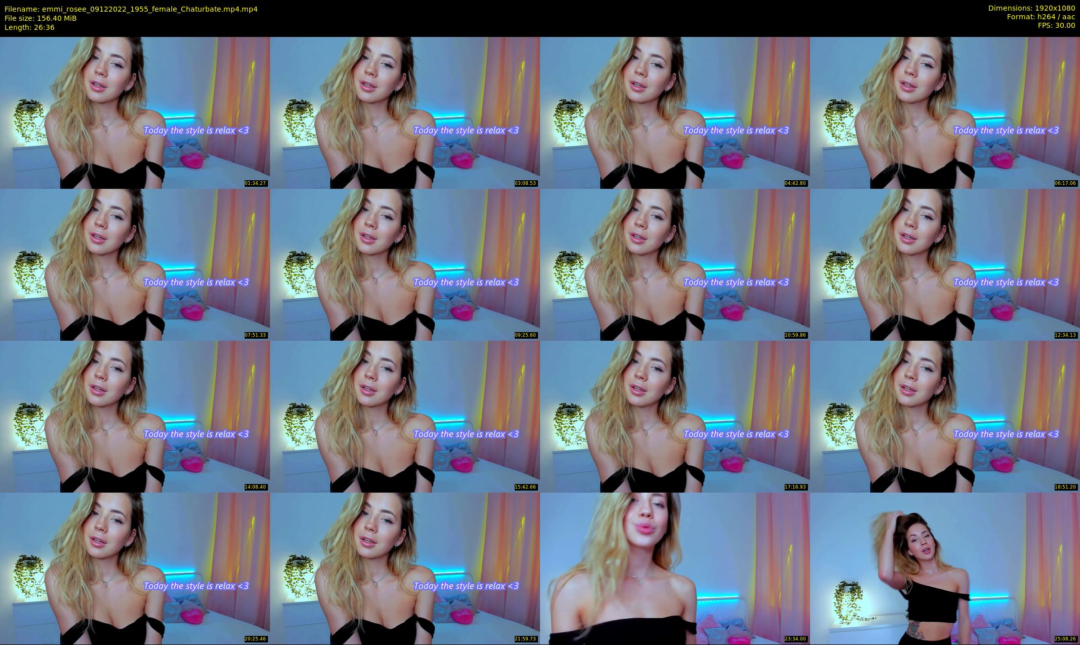 emmi_rosee — 27 minute Chaturbate female cam show recording, 1080p, Dec 9, 2022