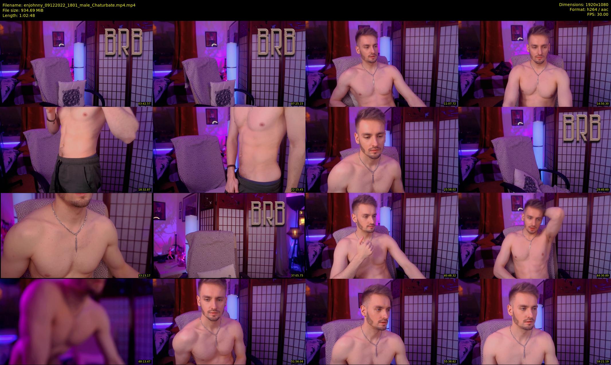 enjohnny — 63 minute Chaturbate male cam show recording, 1080p, Dec 9, 2022