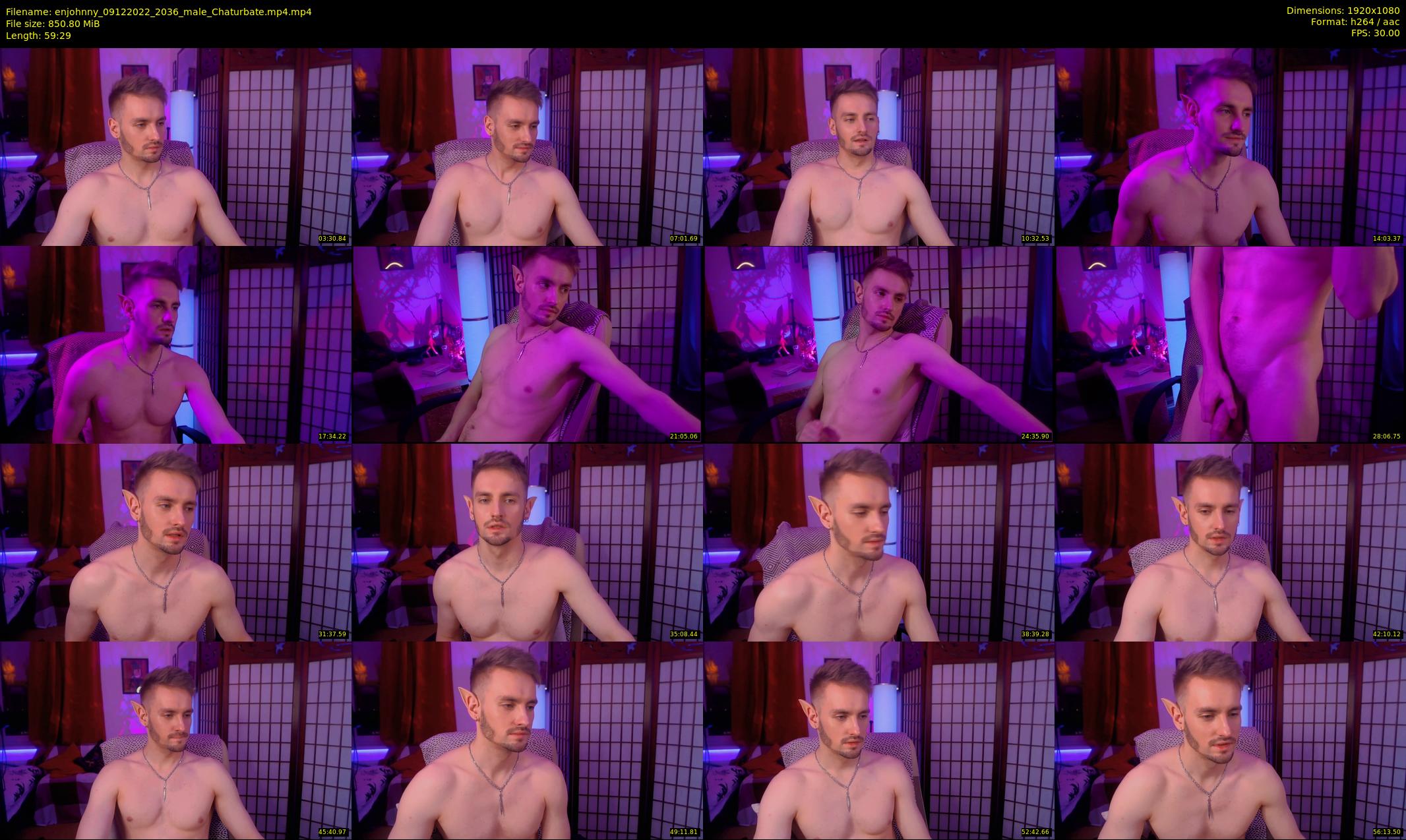 enjohnny — 60 minute Chaturbate male cam show recording, 1080p, Dec 9, 2022