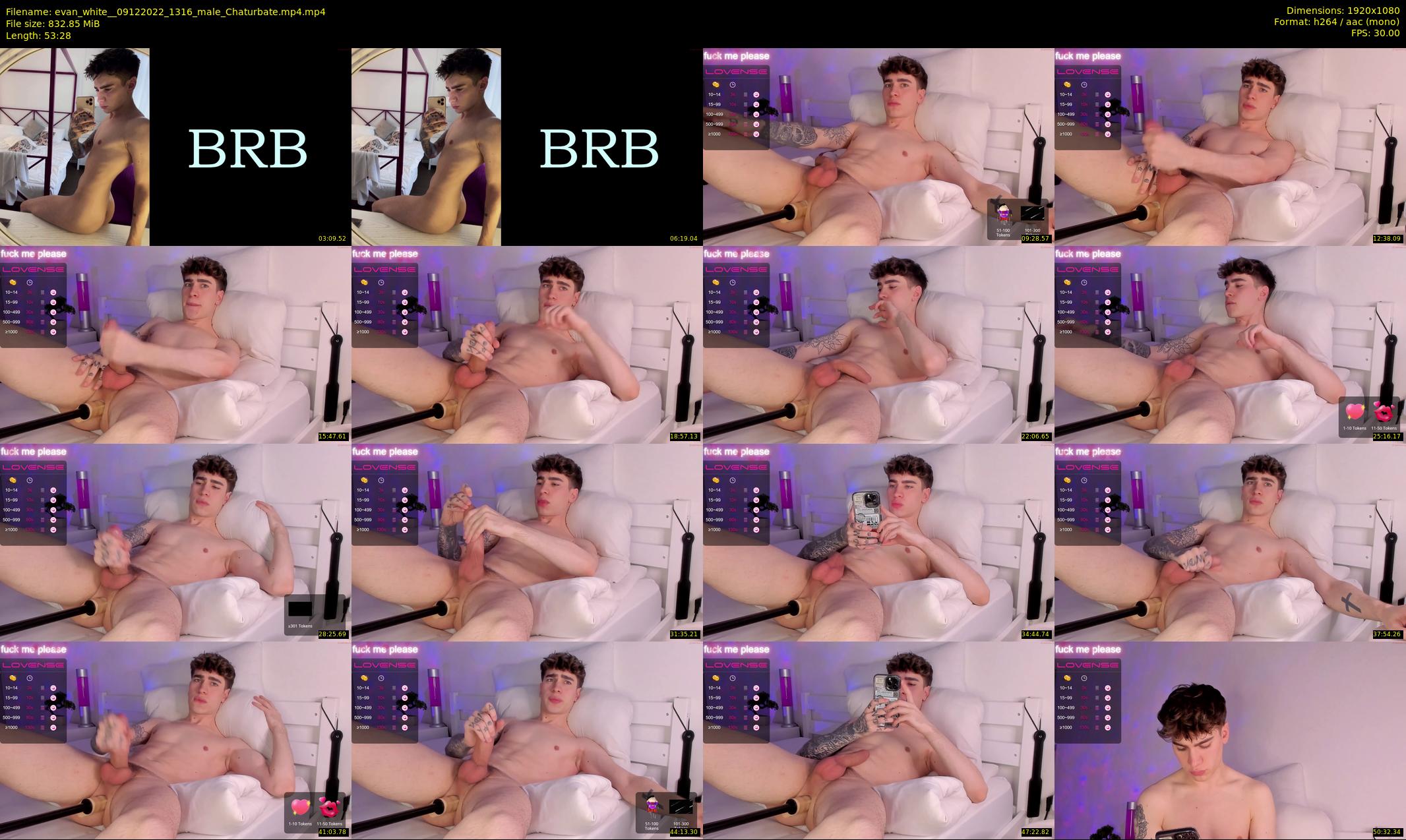 evan_white_ — 54 minute Chaturbate male cam show recording, 1080p, Dec 9, 2022