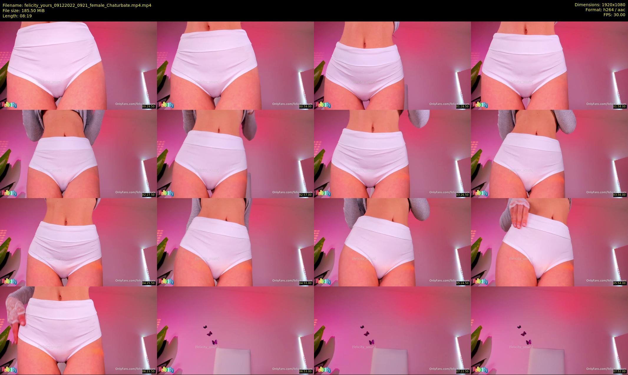 felicity_yours — 9 minute Chaturbate female cam show recording, 1080p, Dec 9, 2022