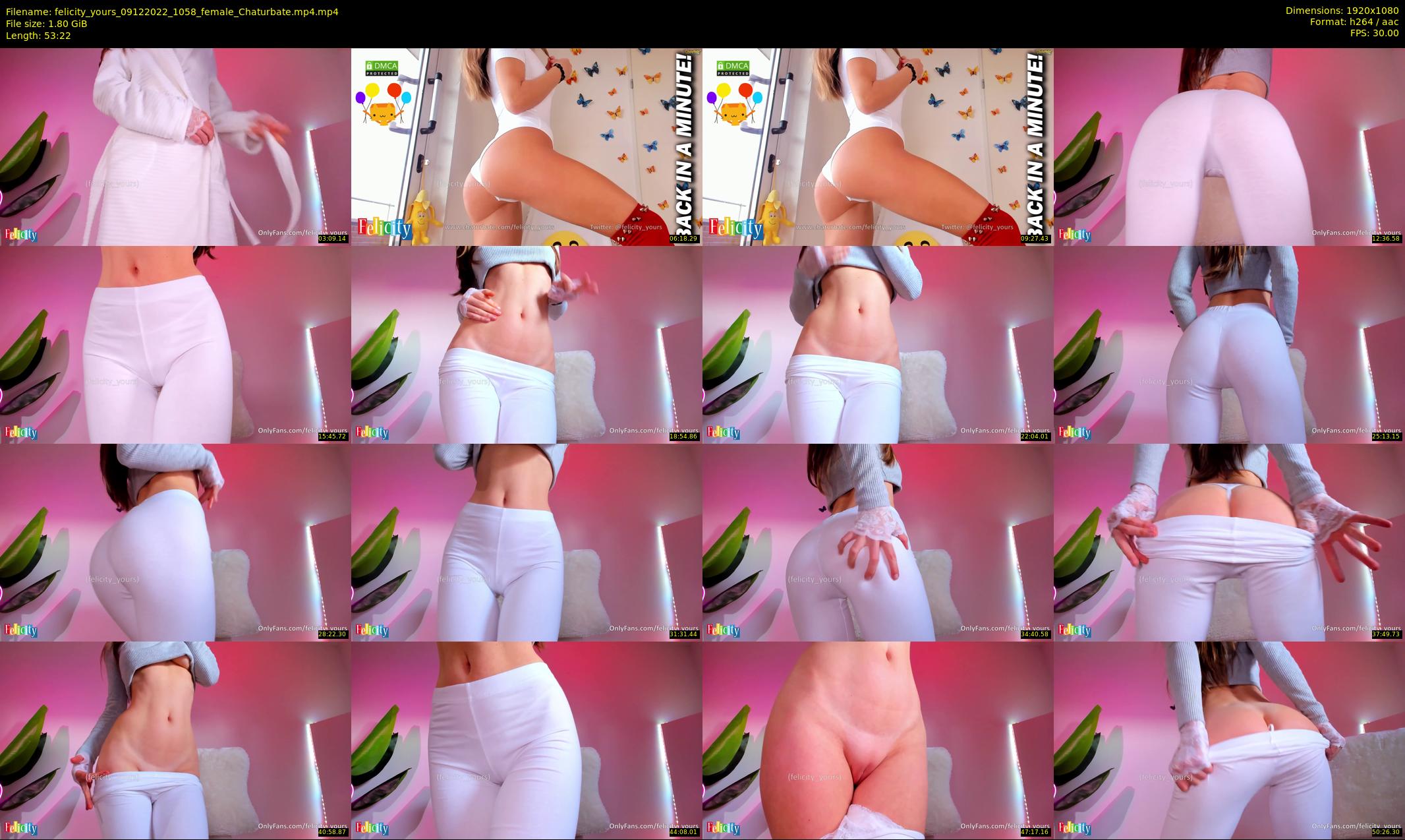 felicity_yours — 54 minute Chaturbate female cam show recording, 1080p, Dec 9, 2022