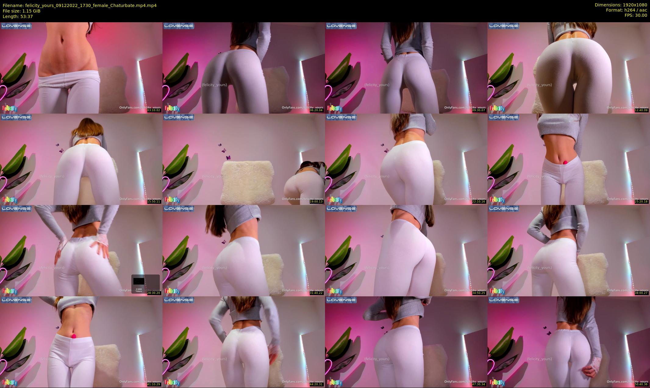 felicity_yours — 54 minute Chaturbate female cam show recording, 1080p, Dec 9, 2022