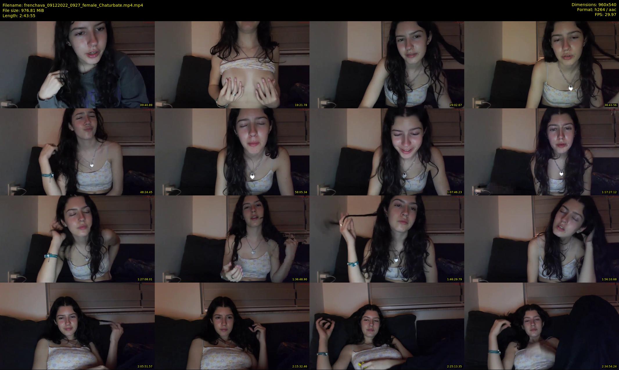 frenchava — 164 minute Chaturbate female cam show recording, 480p, Dec 9, 2022