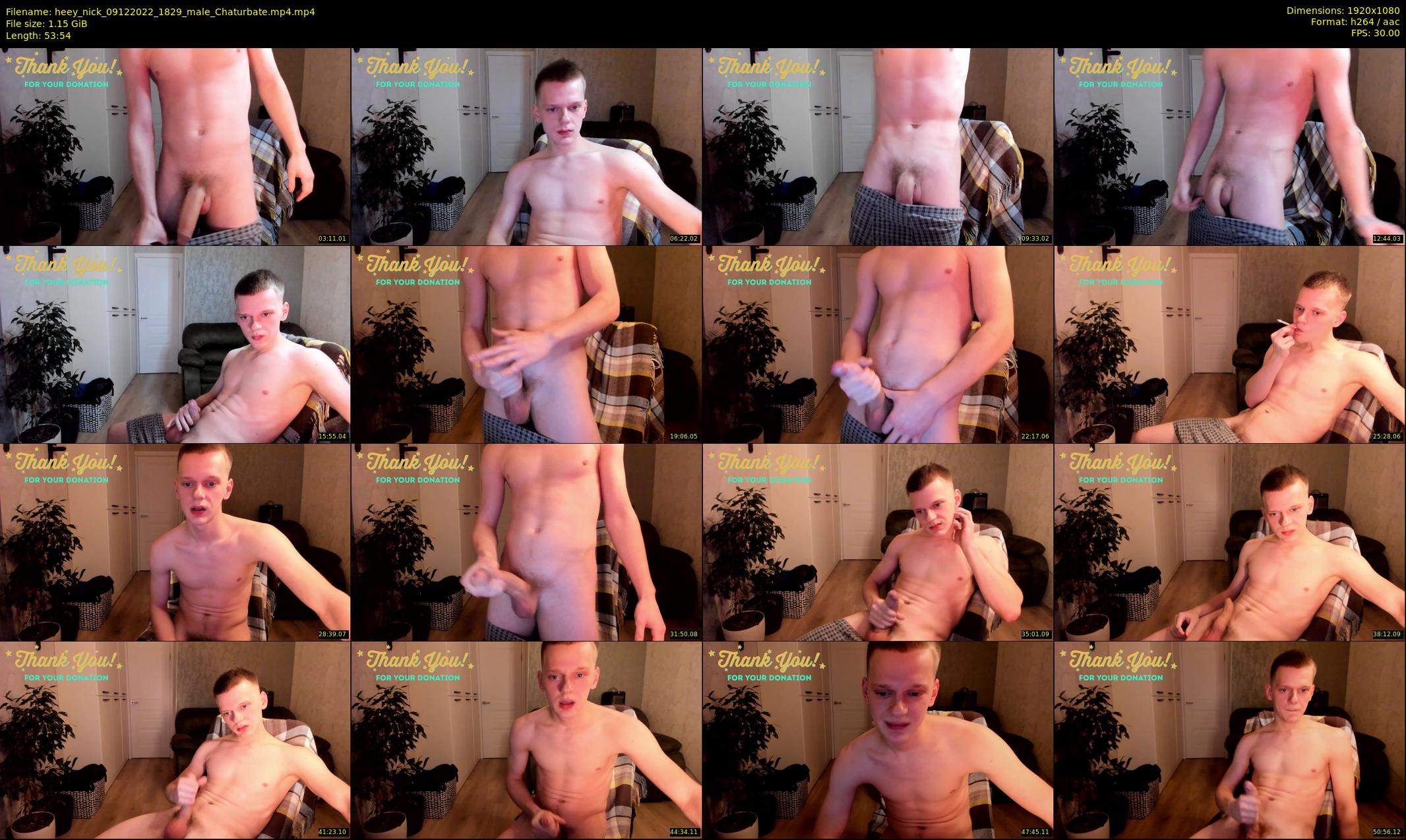 heey_nick — 54 minute Chaturbate male cam show recording, 1080p, Dec 9, 2022