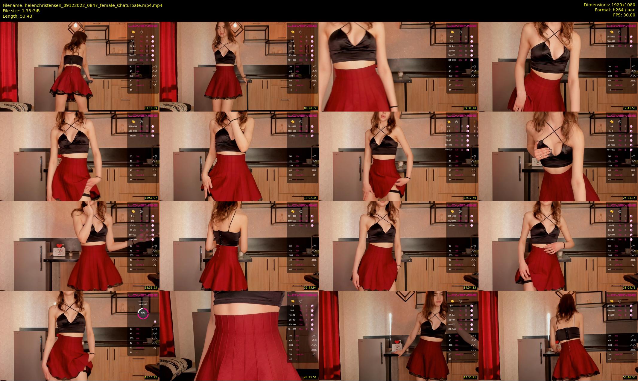 helenchristensen — 54 minute Chaturbate female cam show recording, 1080p, Dec 9, 2022