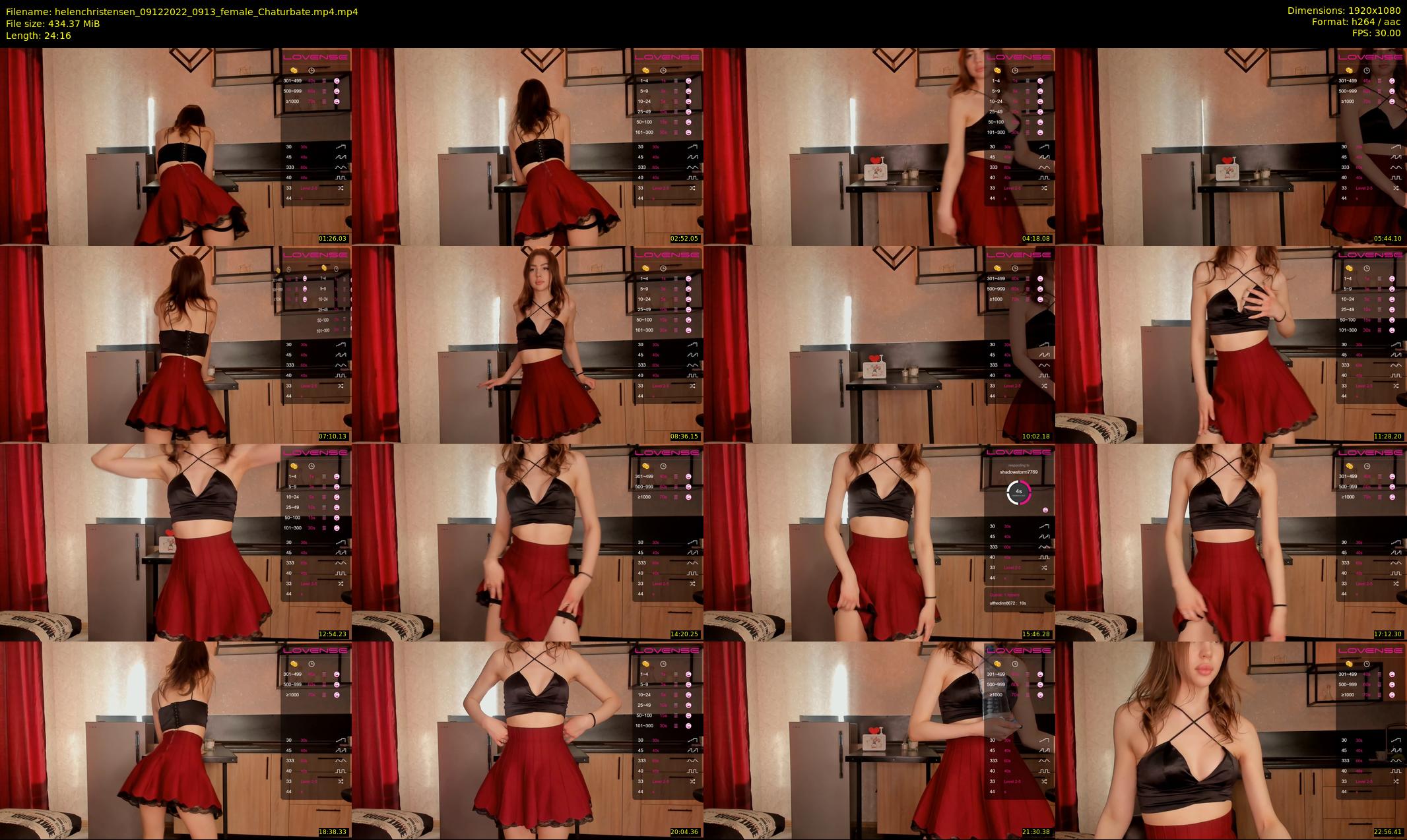 helenchristensen — 25 minute Chaturbate female cam show recording, 1080p, Dec 9, 2022
