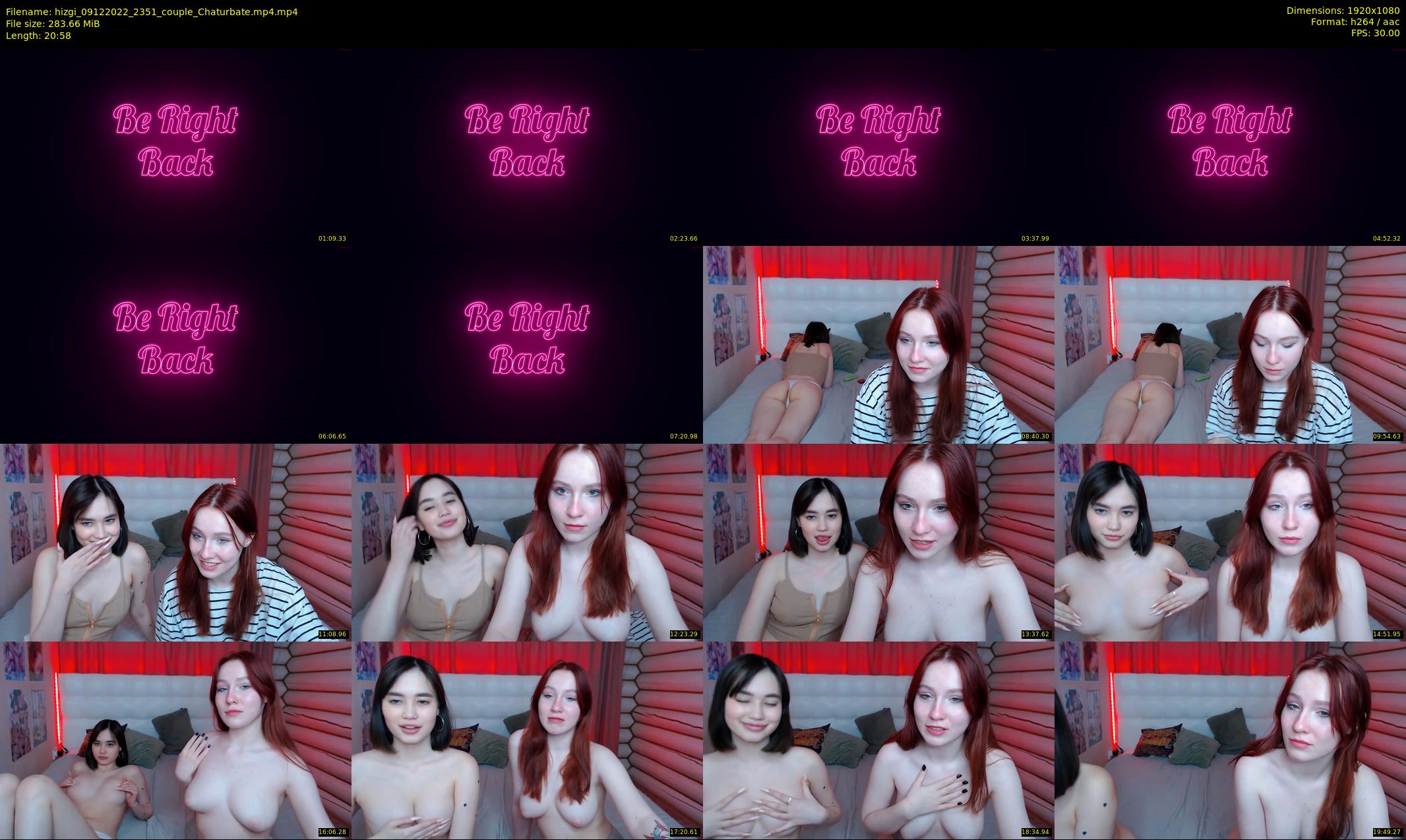 hizgi — 21 minute Chaturbate couple cam show recording, 1080p, Dec 9, 2022