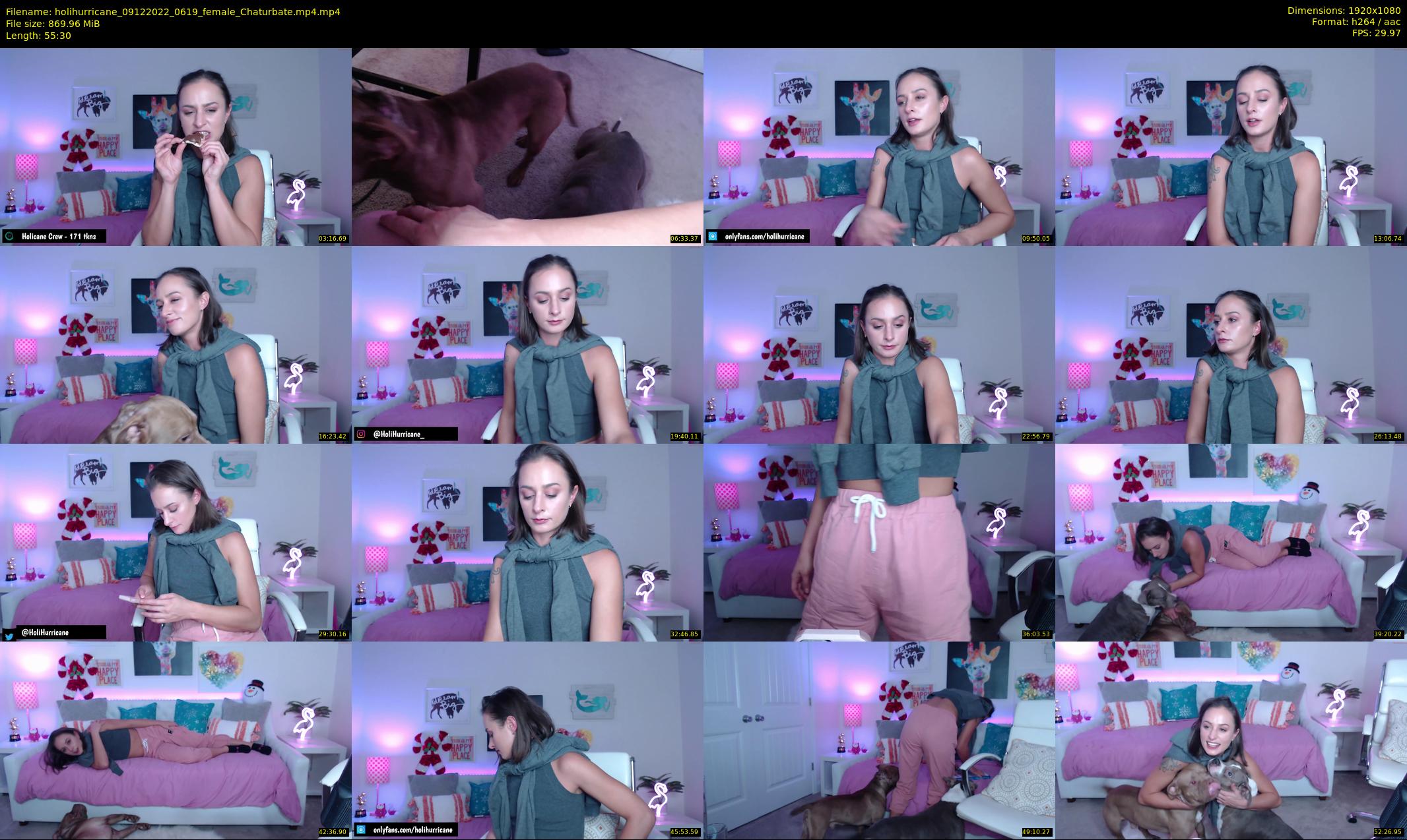 holihurricane — 56 minute Chaturbate female cam show recording, 1080p, Dec 9, 2022