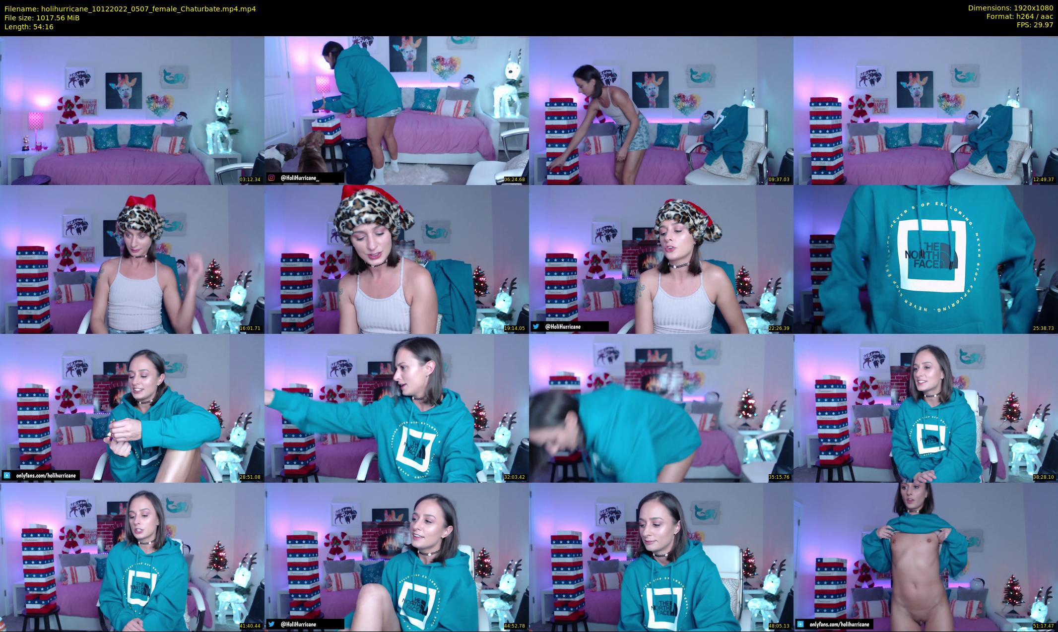 holihurricane — 55 minute Chaturbate female cam show recording, 1080p, Dec 10, 2022